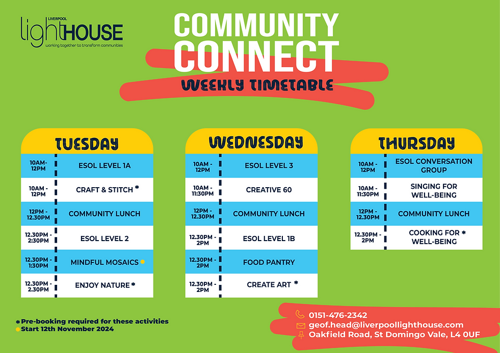 Community | Liverpool Lighthouse