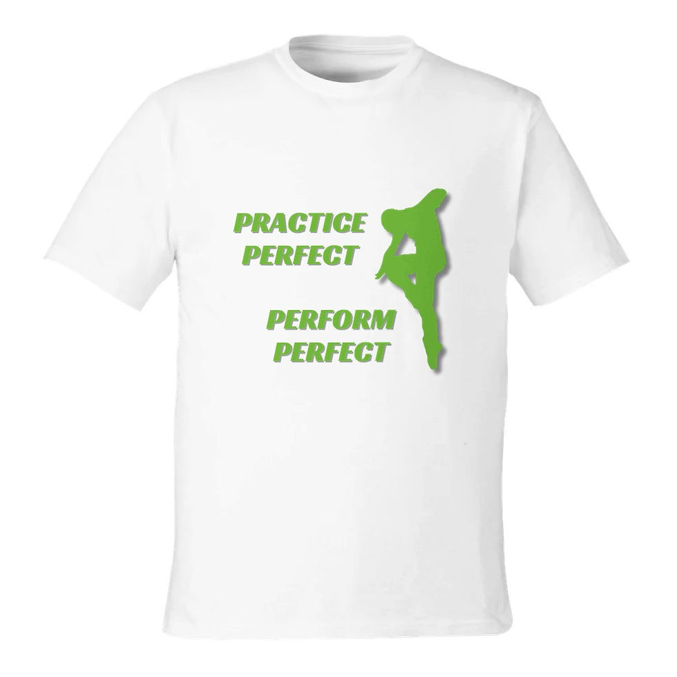 Thumbnail: Unisex Reclaimist Crewneck T-Shirt | Practice Perfect Perform Perfect