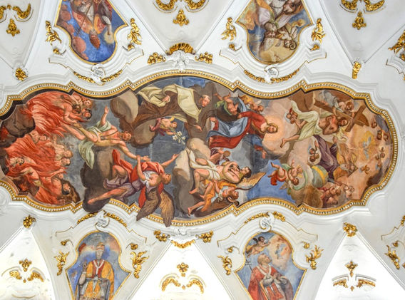 Volta affrescata Chiesa del Carmine CorleoneCARMINE
