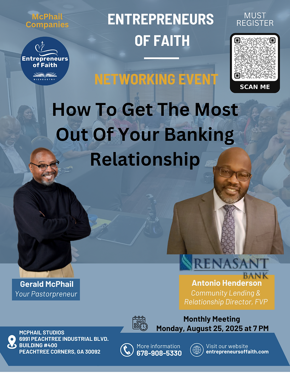 Entrepreneurs Of Faith Monthly Networking