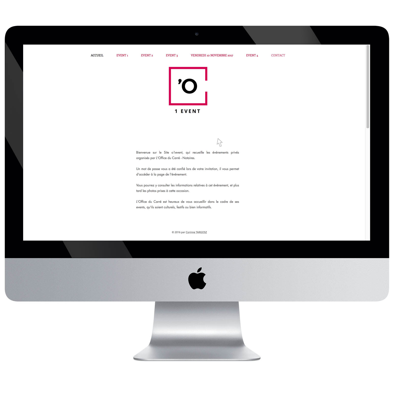 Site événementiel