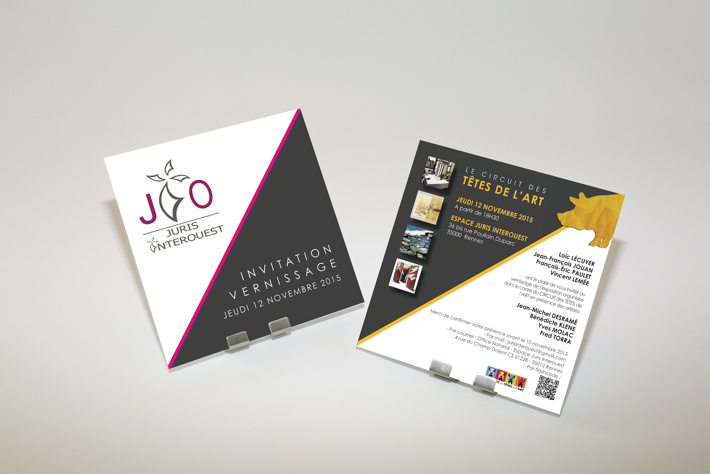 Invitation Têtes de l'Art 2015