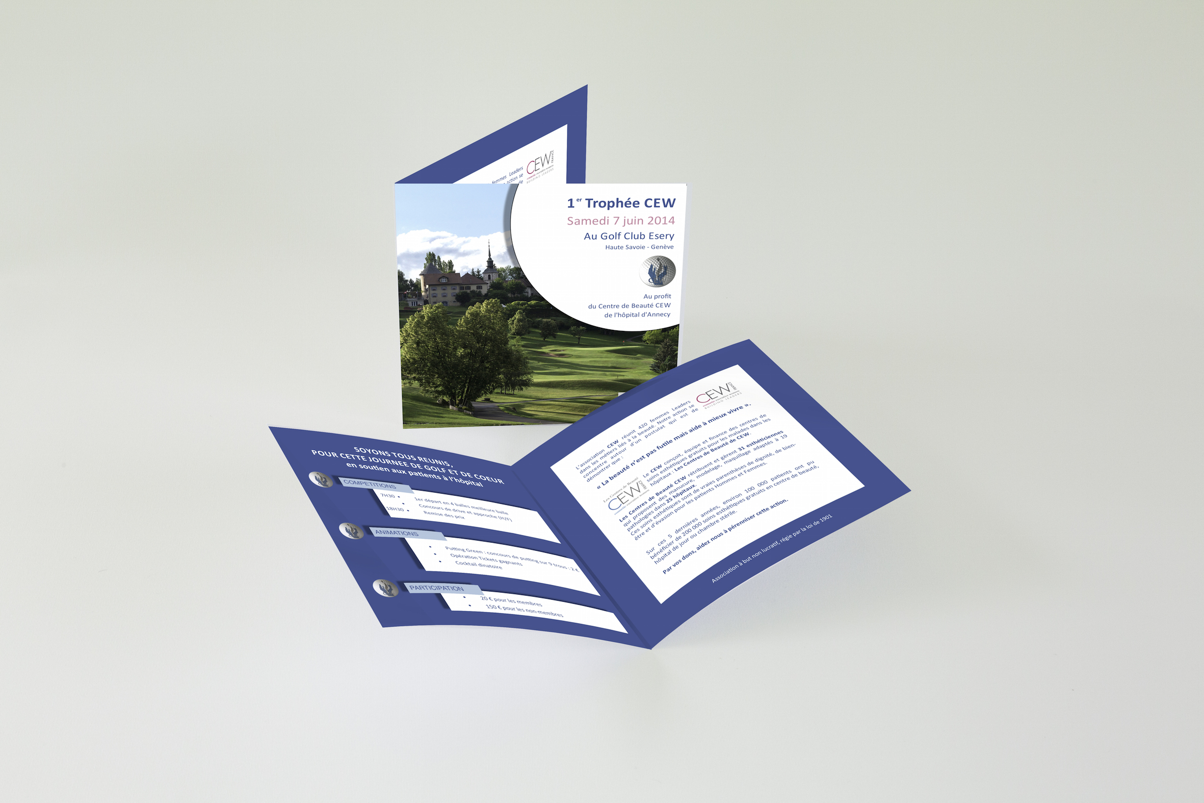 Plaquette Compétition Golf CEW
