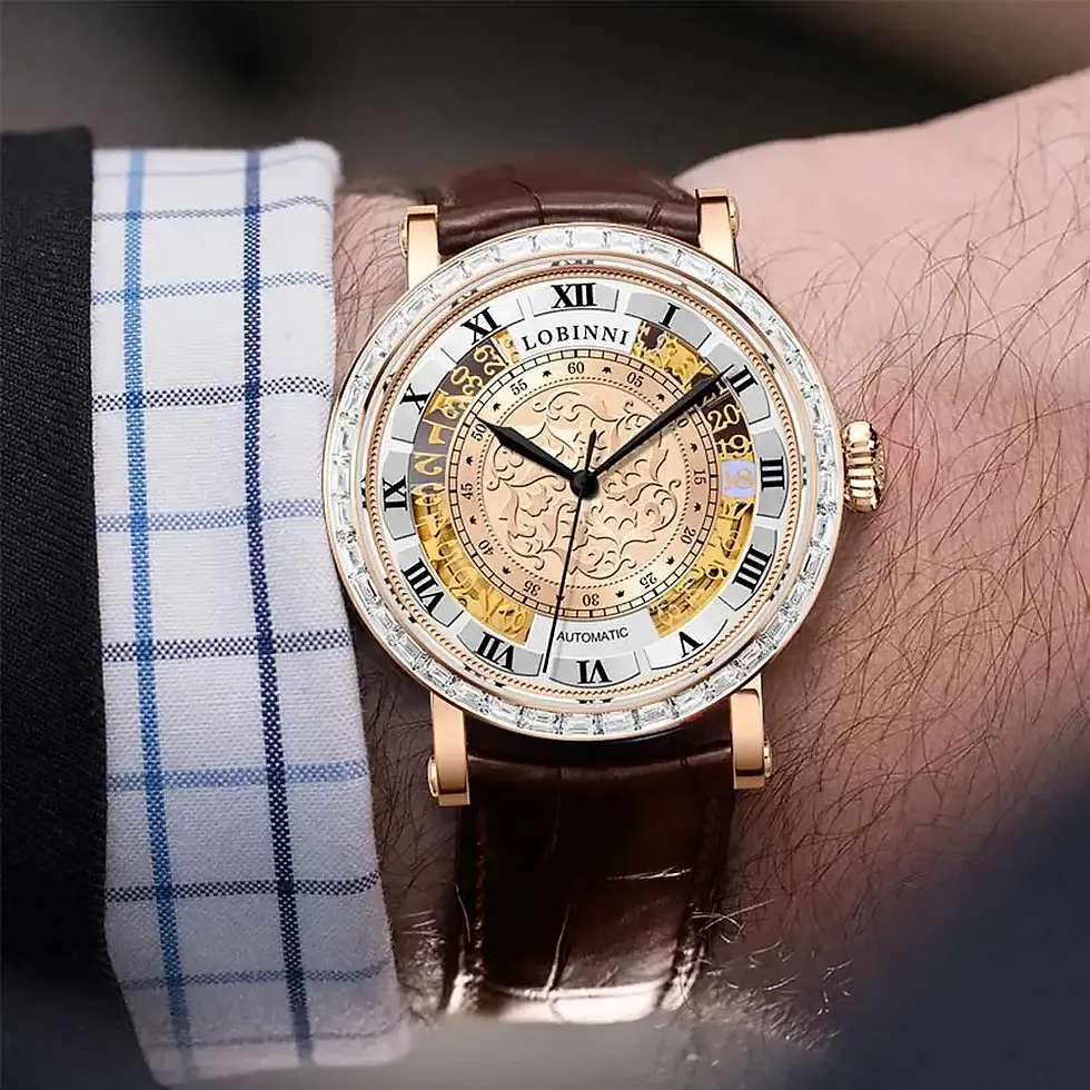 Miniatura: Mechanical Watch Original Design Relogios Masculino Waterproof Relojes Hombre