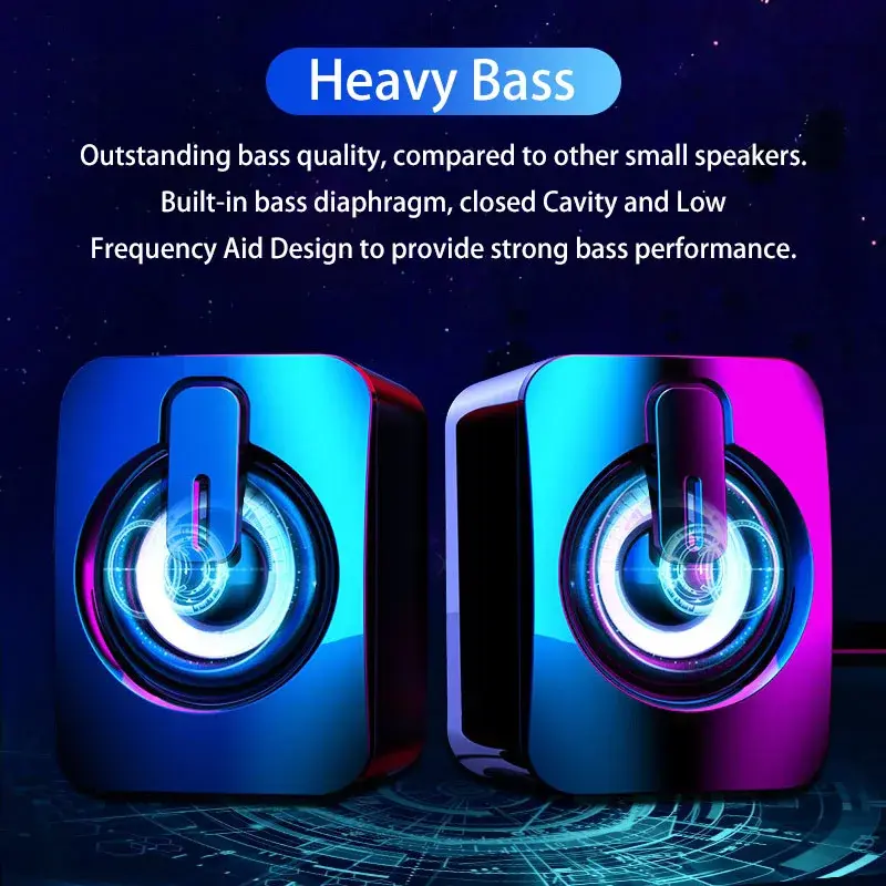 Miniatura: Computer Speakers PC Sound Box
