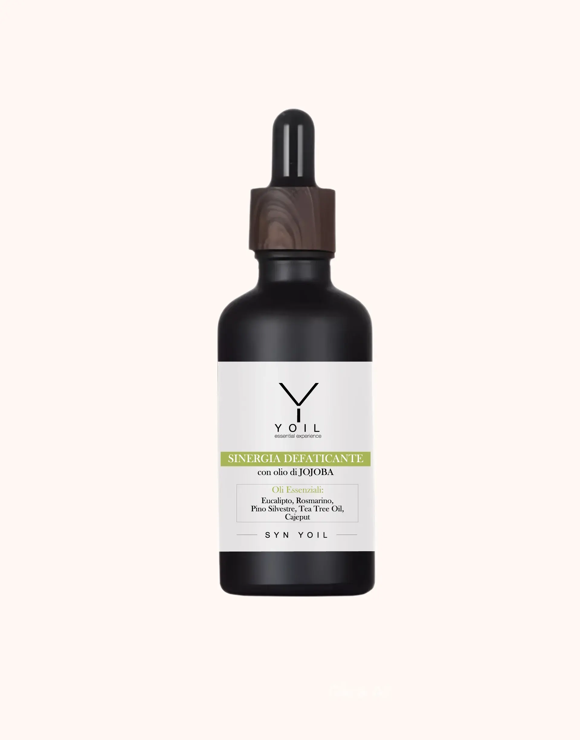Flacone SYN DEFATICANTE - Olio Defaticante Naturale | Sollievo Muscolare Post-Attività in primo piano, prodotto per rilassamento.