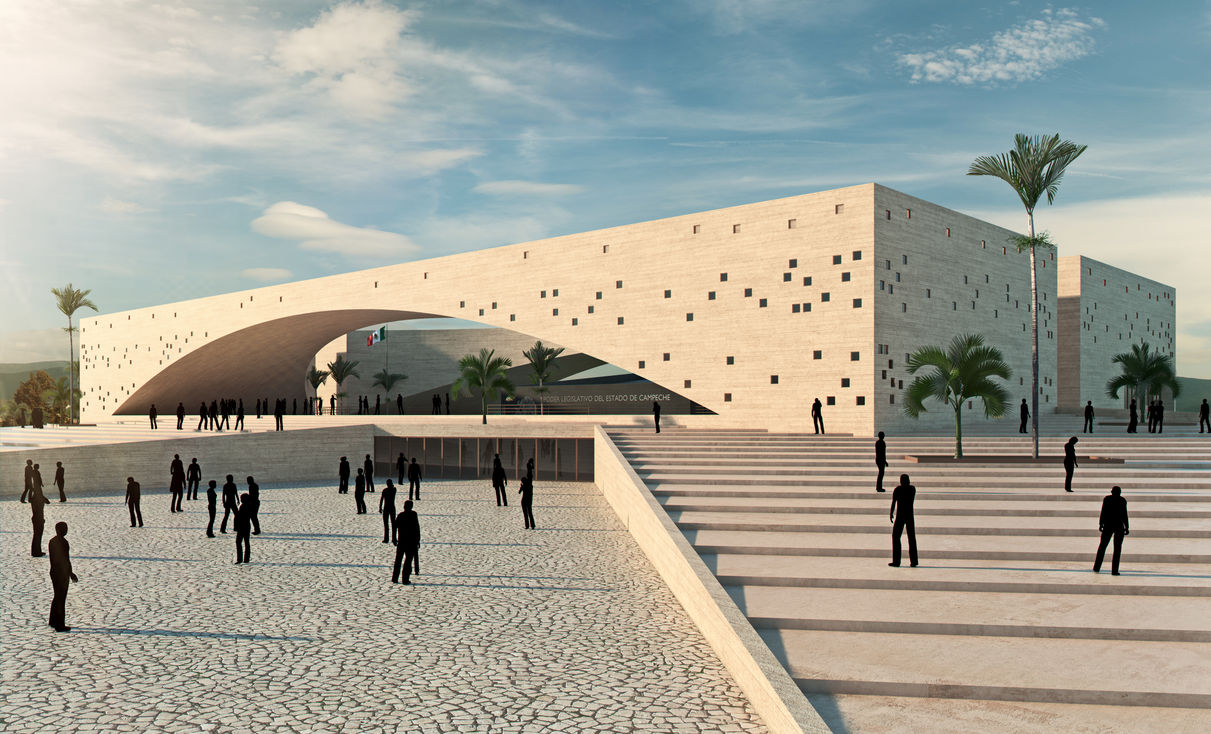 Palacio Legislativo Campeche, Arq. Luis Jorge Pavón. Arquitectura para los ciudadanos