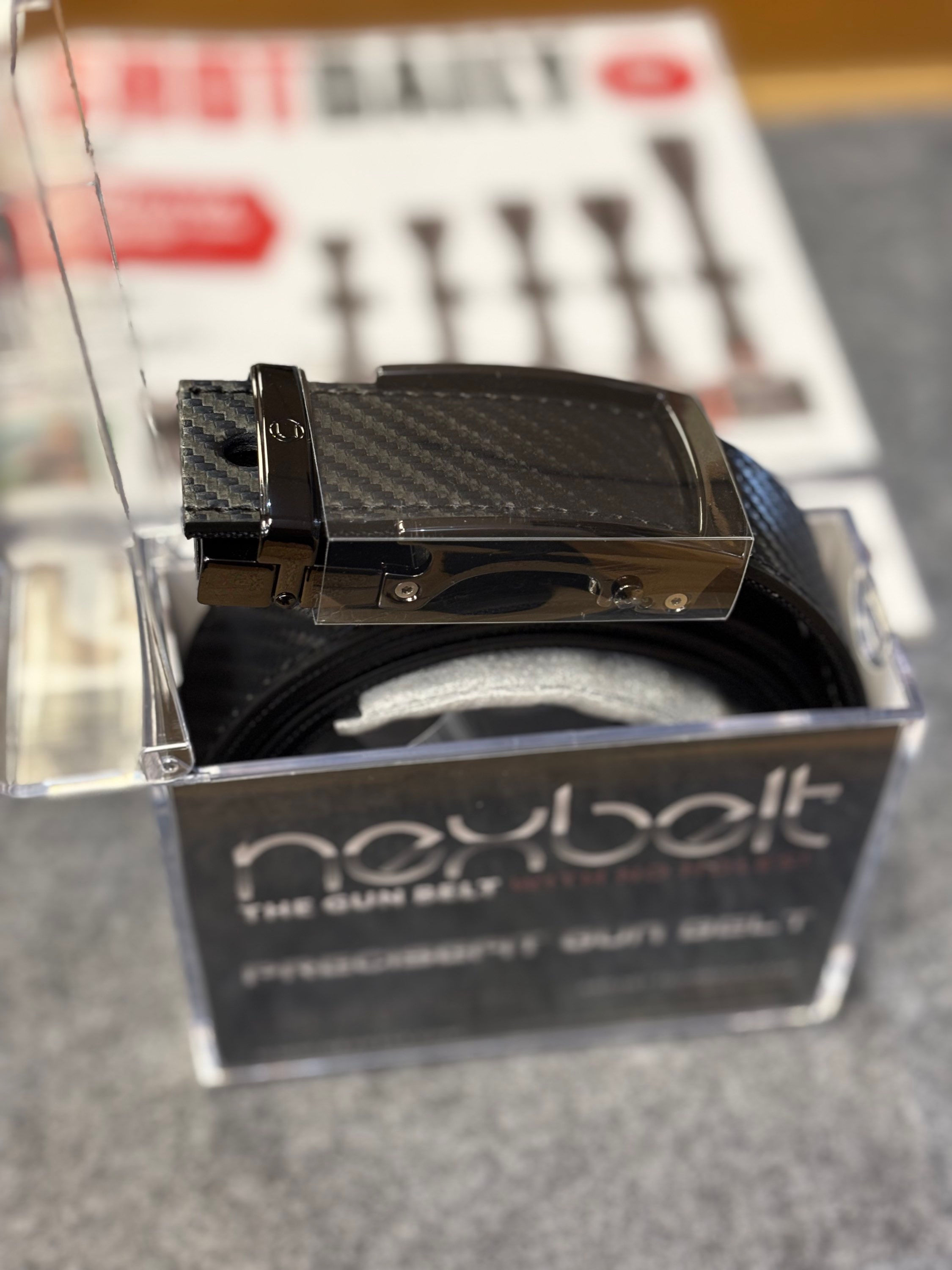 חגורת ראצט מעור-  Nextbelt