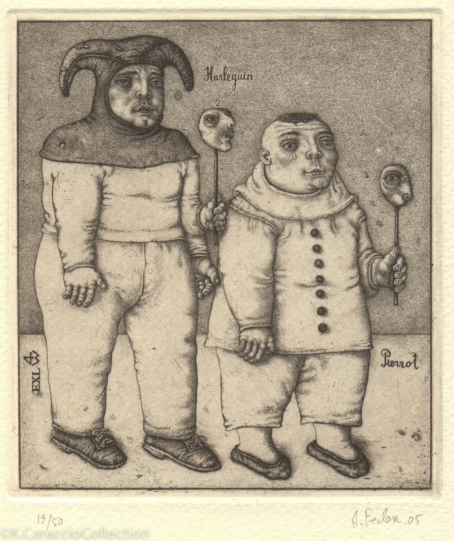 Harlequin and Pierrot, 2005
