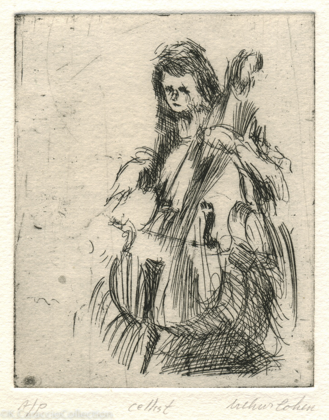 Cellist, 1973