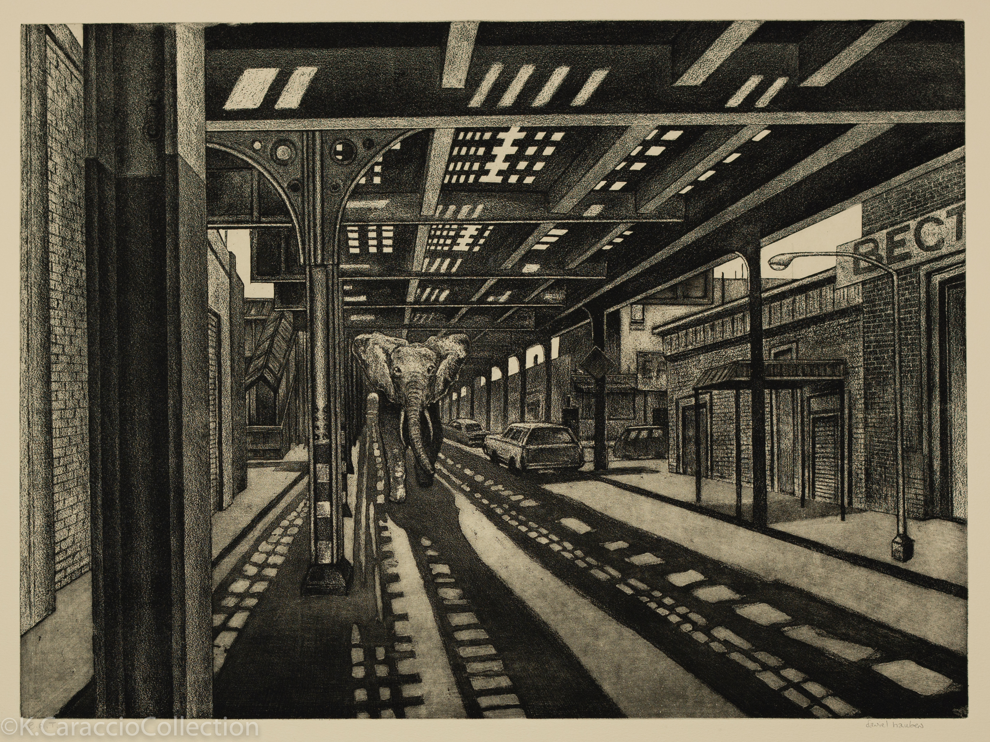 Elephant Under the EL, 1999
