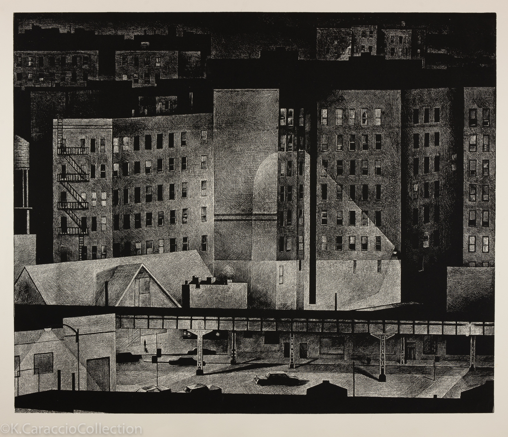 234th Street and Broadway at Night, 1998