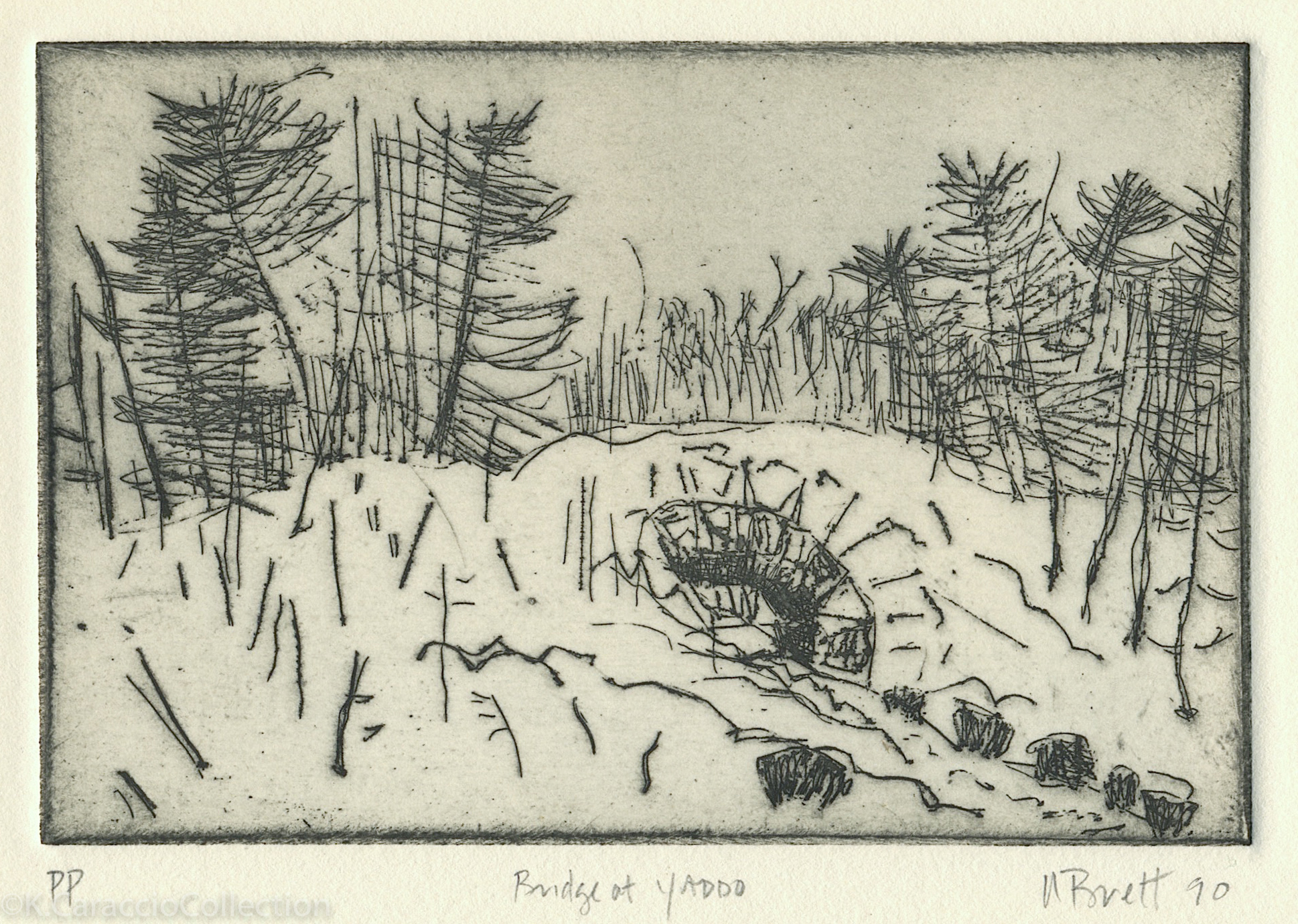 Bridge at Yaddo, 1990