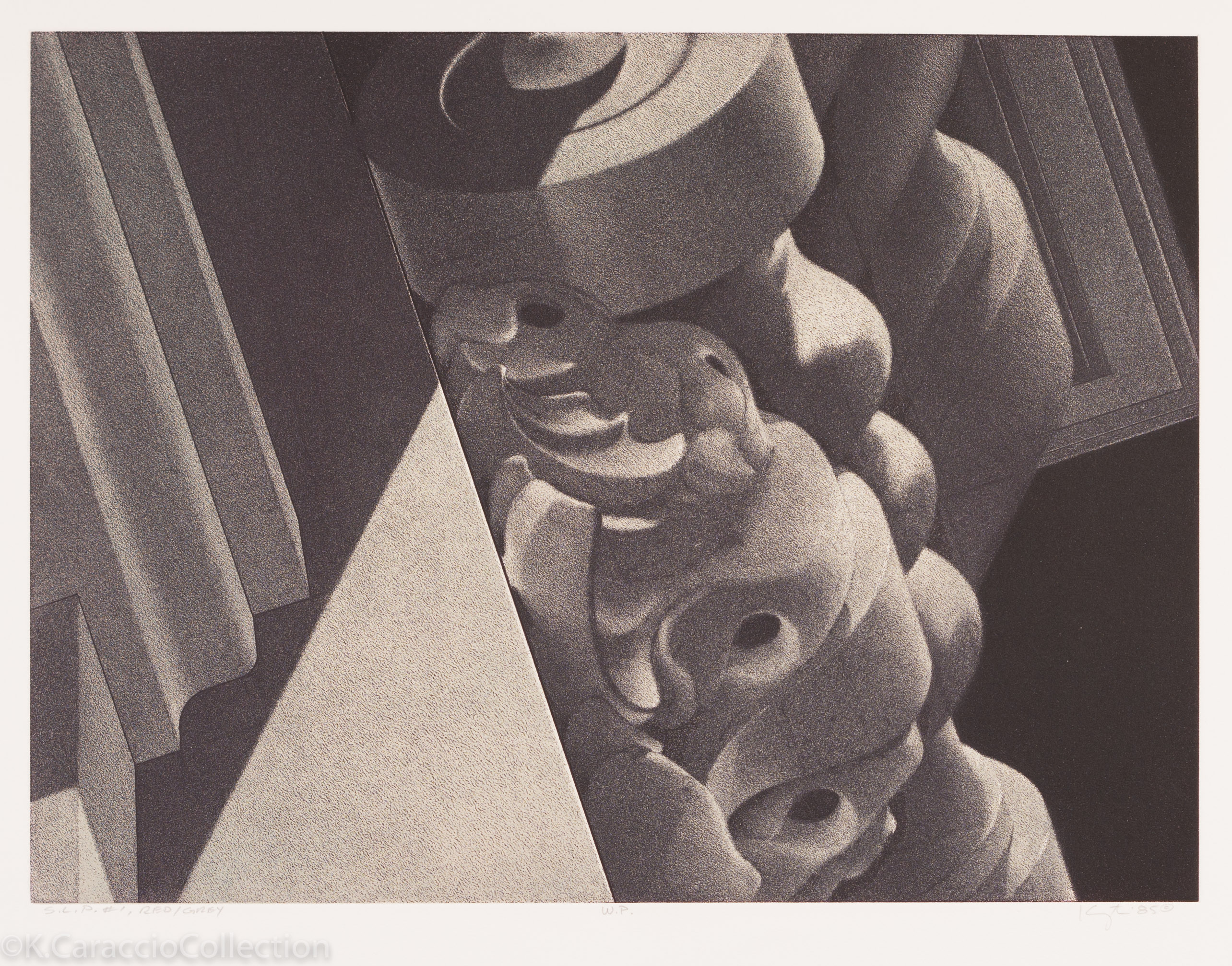 S.L.P. #1, Red-Grey, 1985
