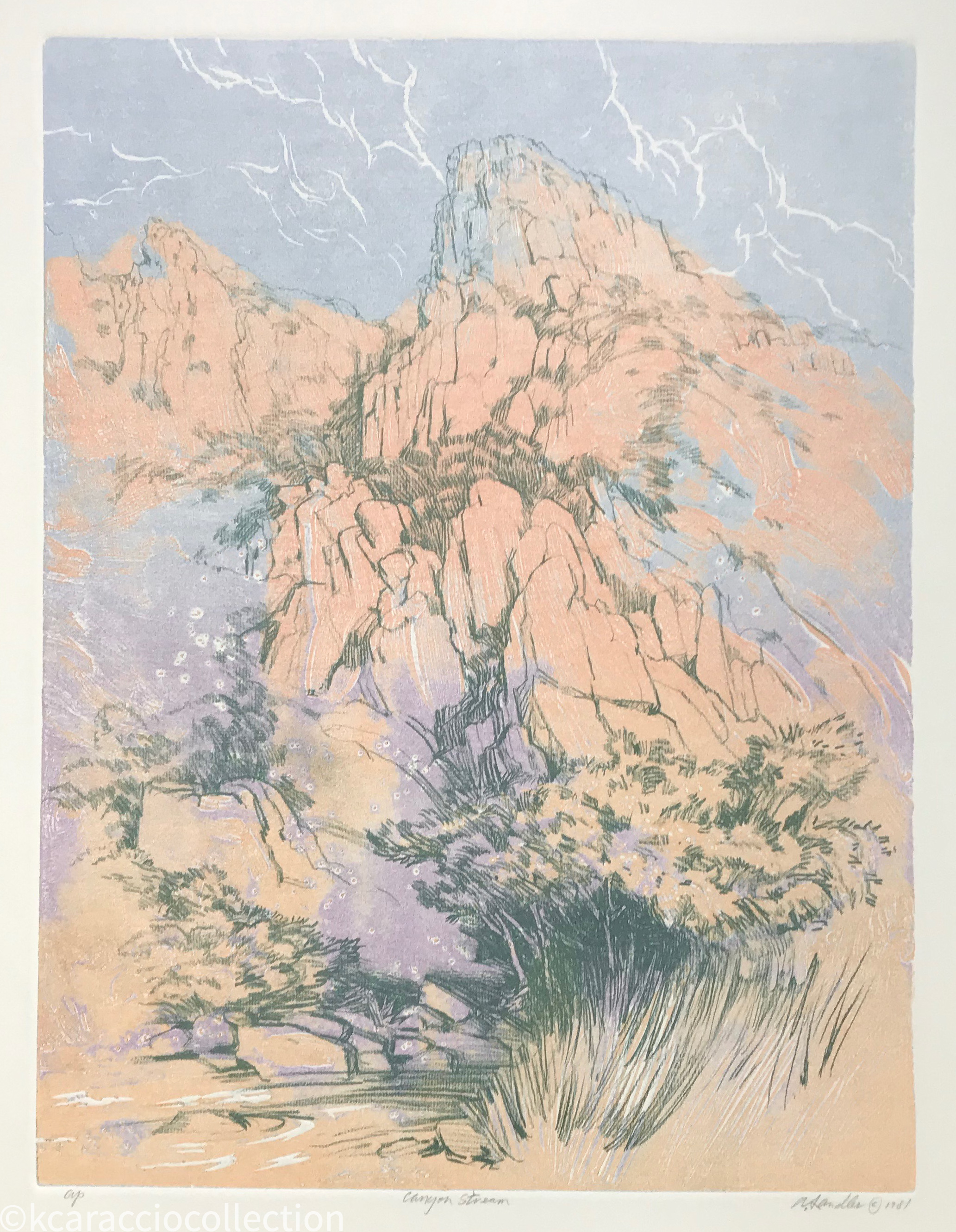 Canyon Stream, 1981