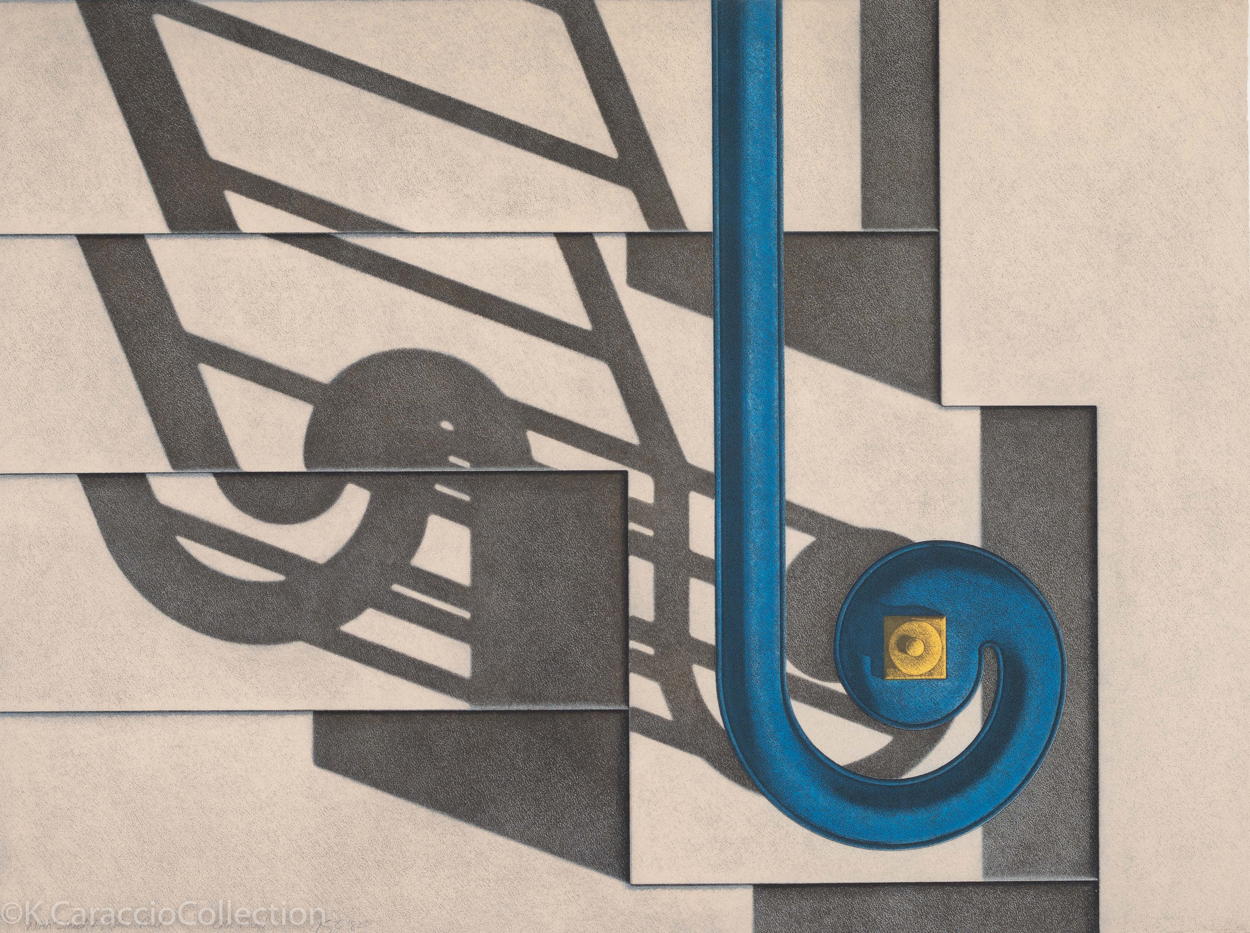 W 11th Street I, Blue Rail, 1982