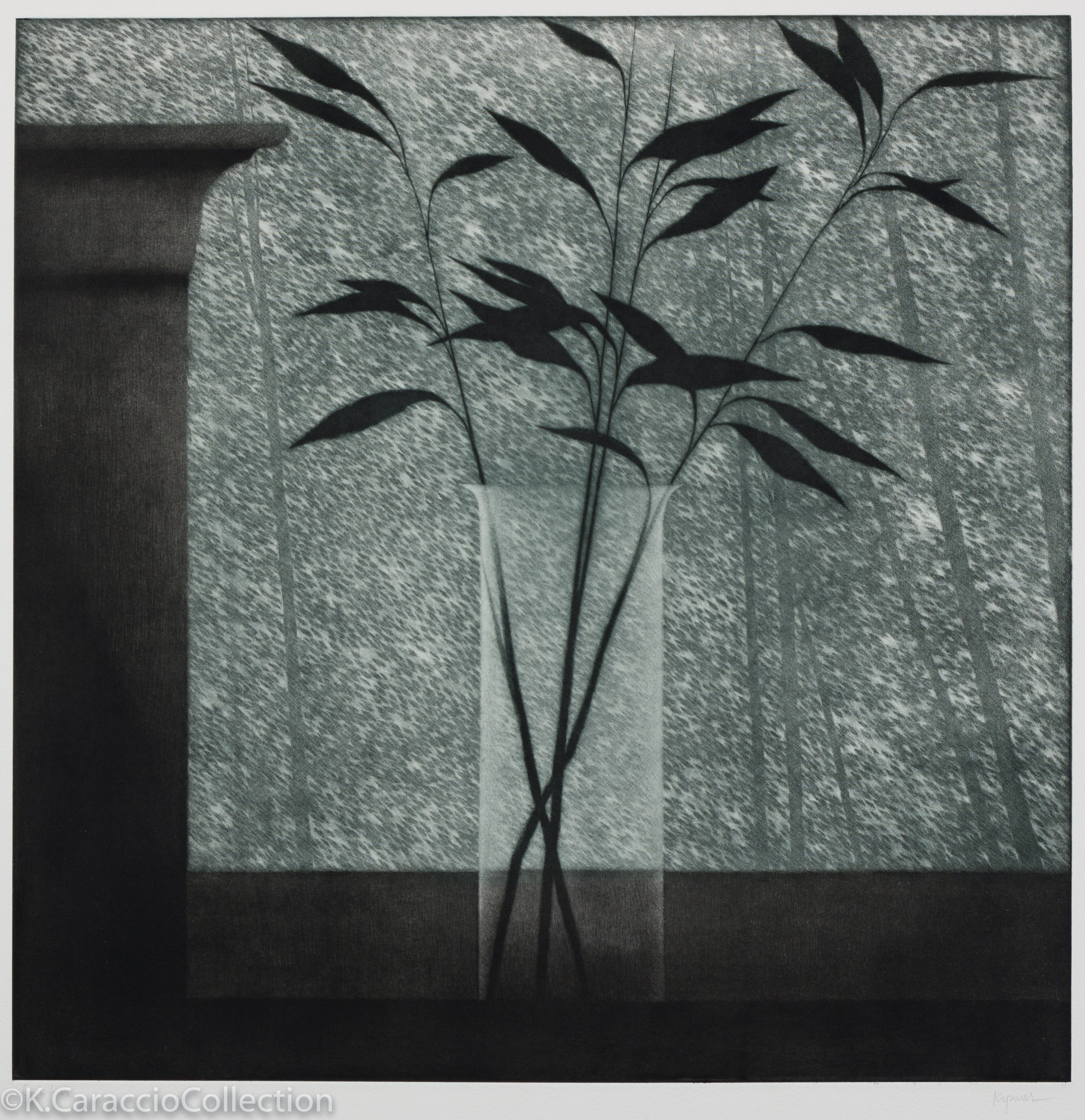 Window with Vase and Forest