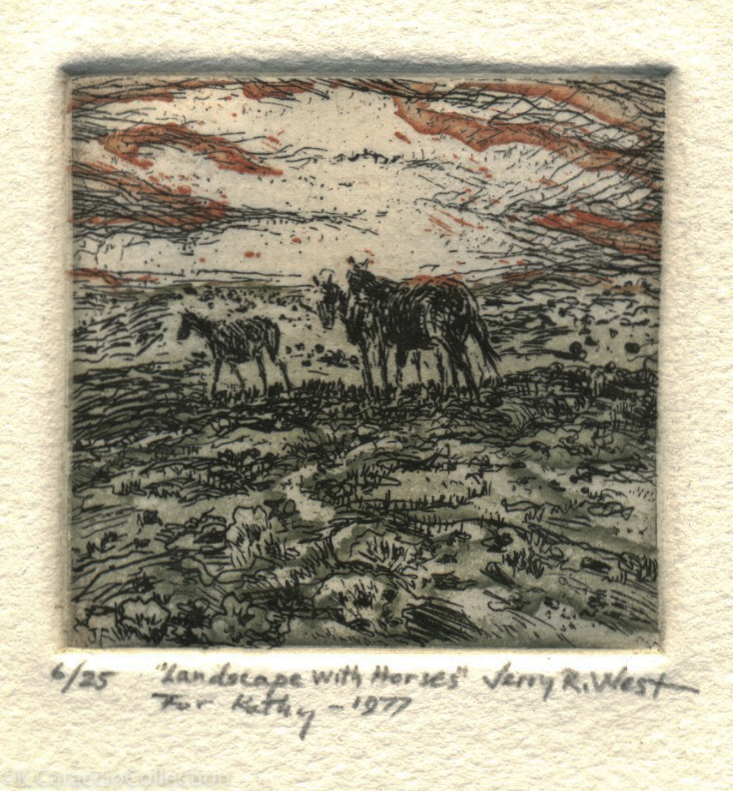 Landscape with Horses, 1977