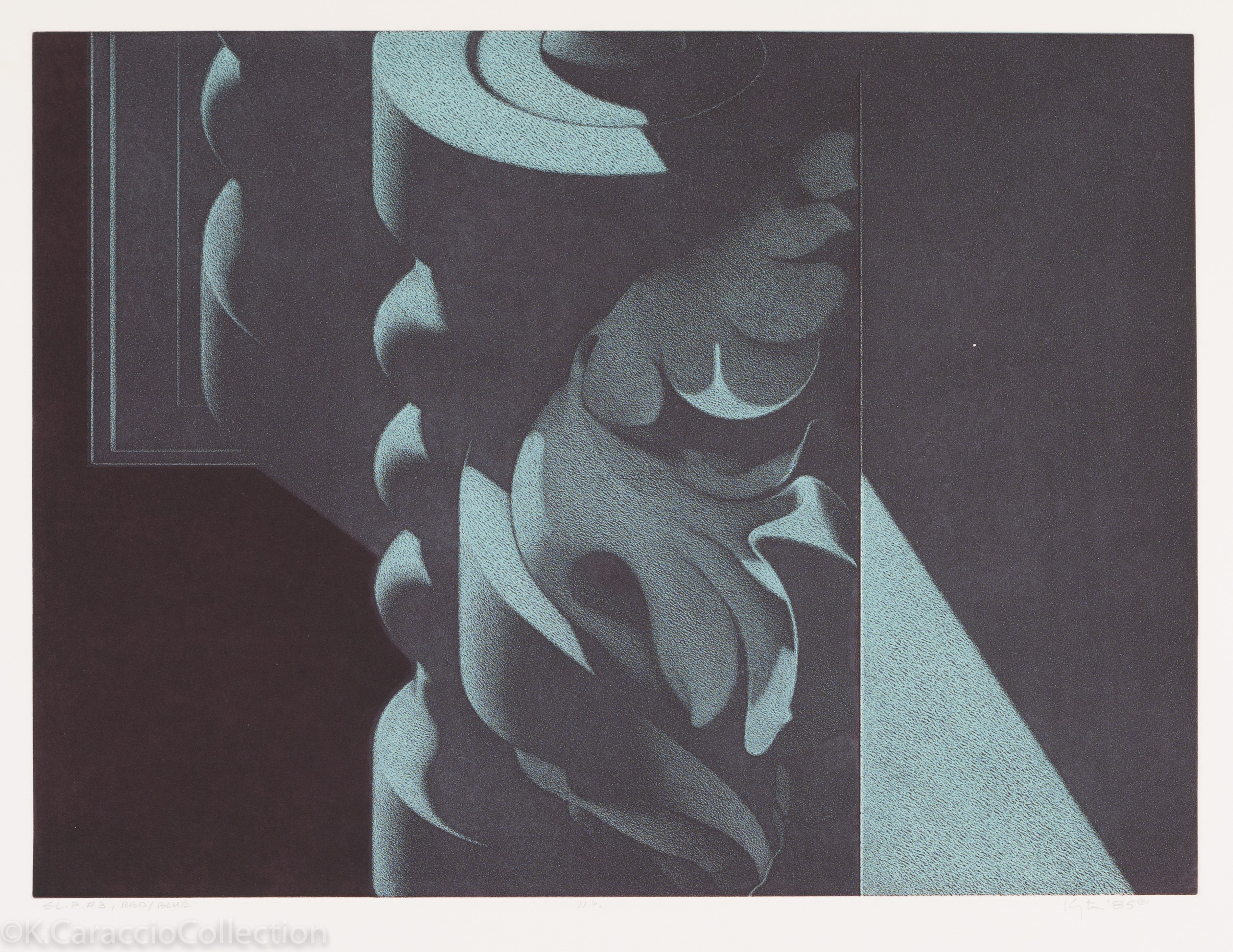 S.L.P. #3, Red-Blue, 1985