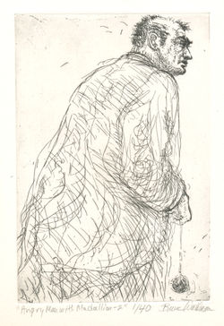 "Angry Man with Madellion-2", 2009