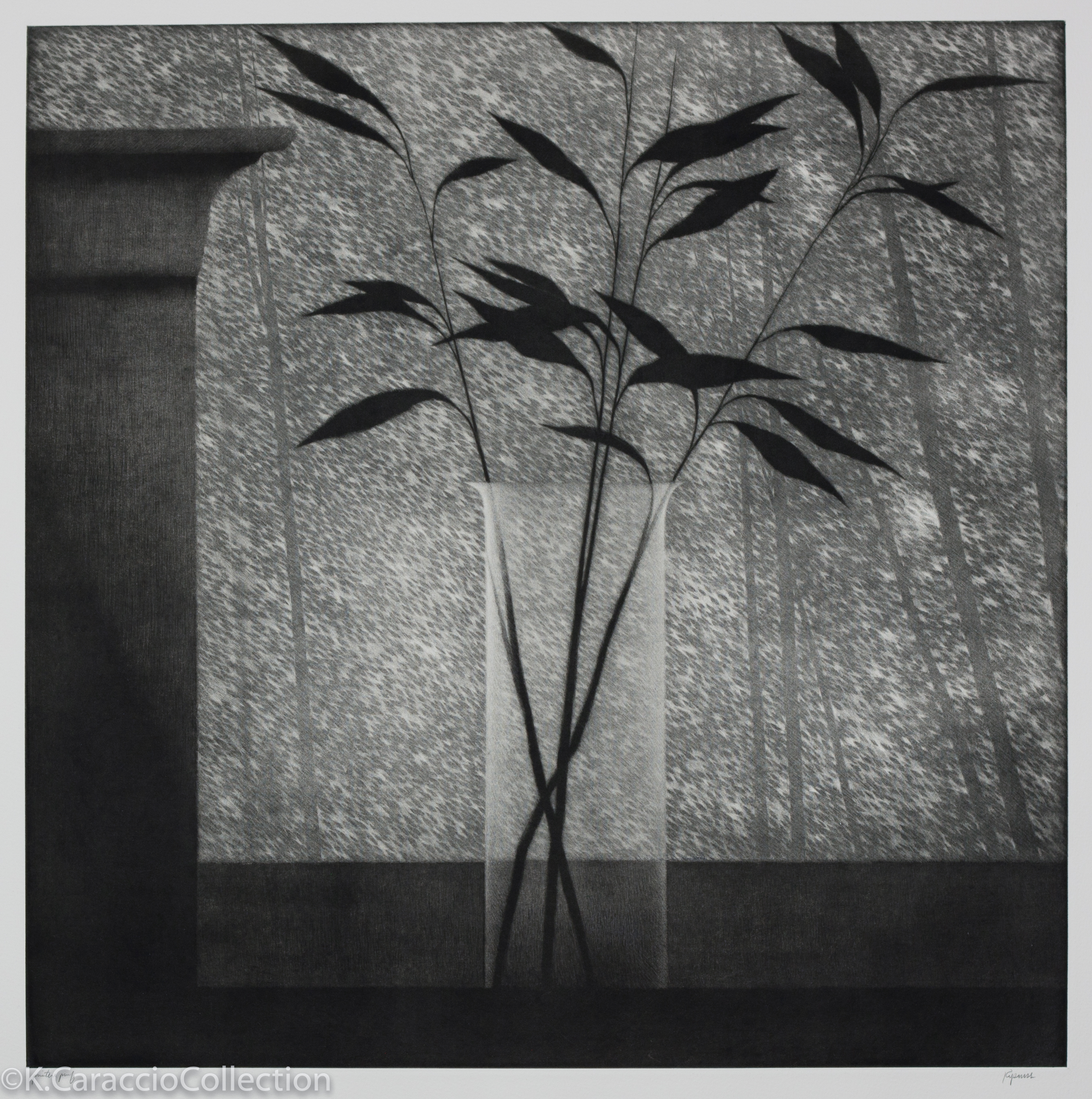 Window with Vase and Forest