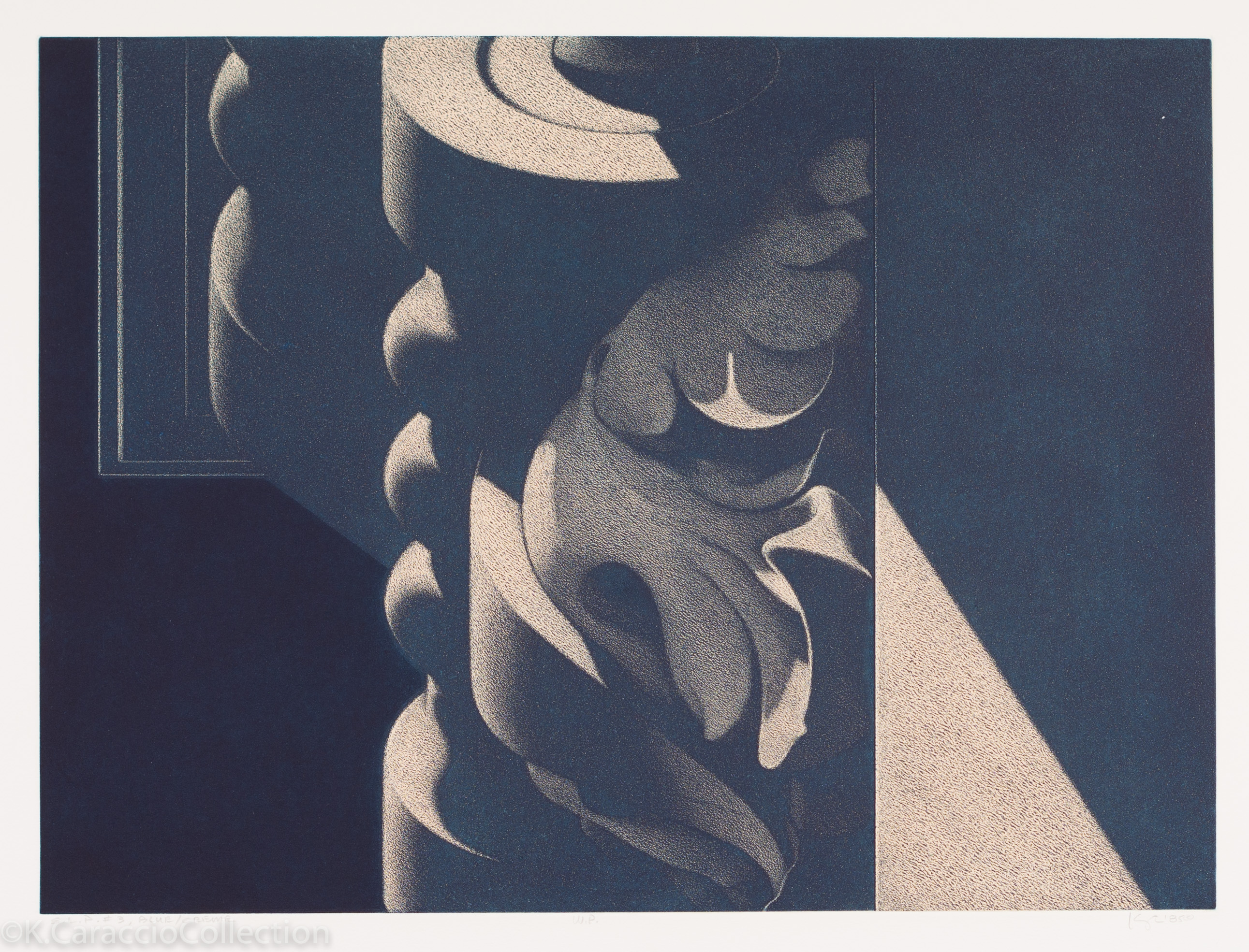 S.L.P. #3, Blue-Cream, 1985