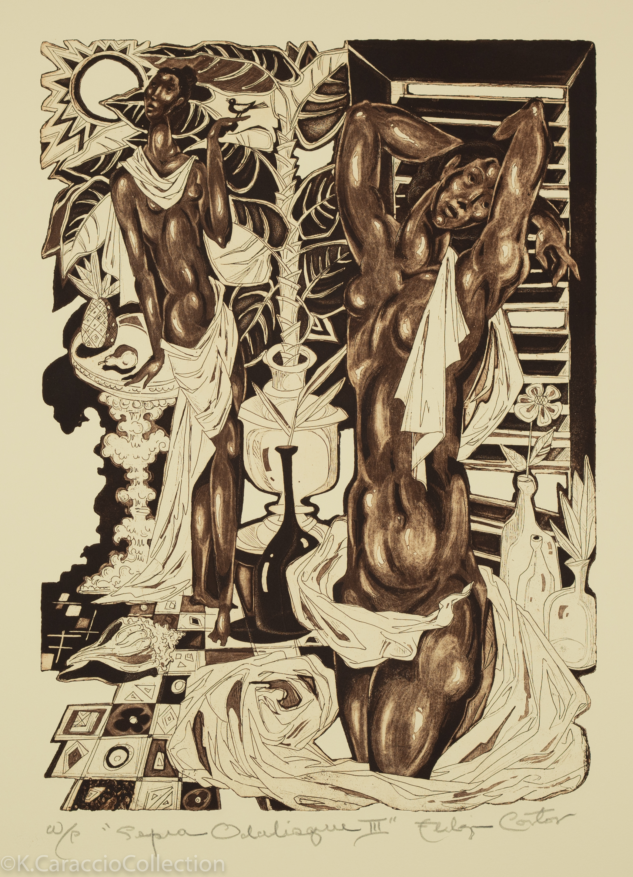 Sepia Odalisque III, 2014