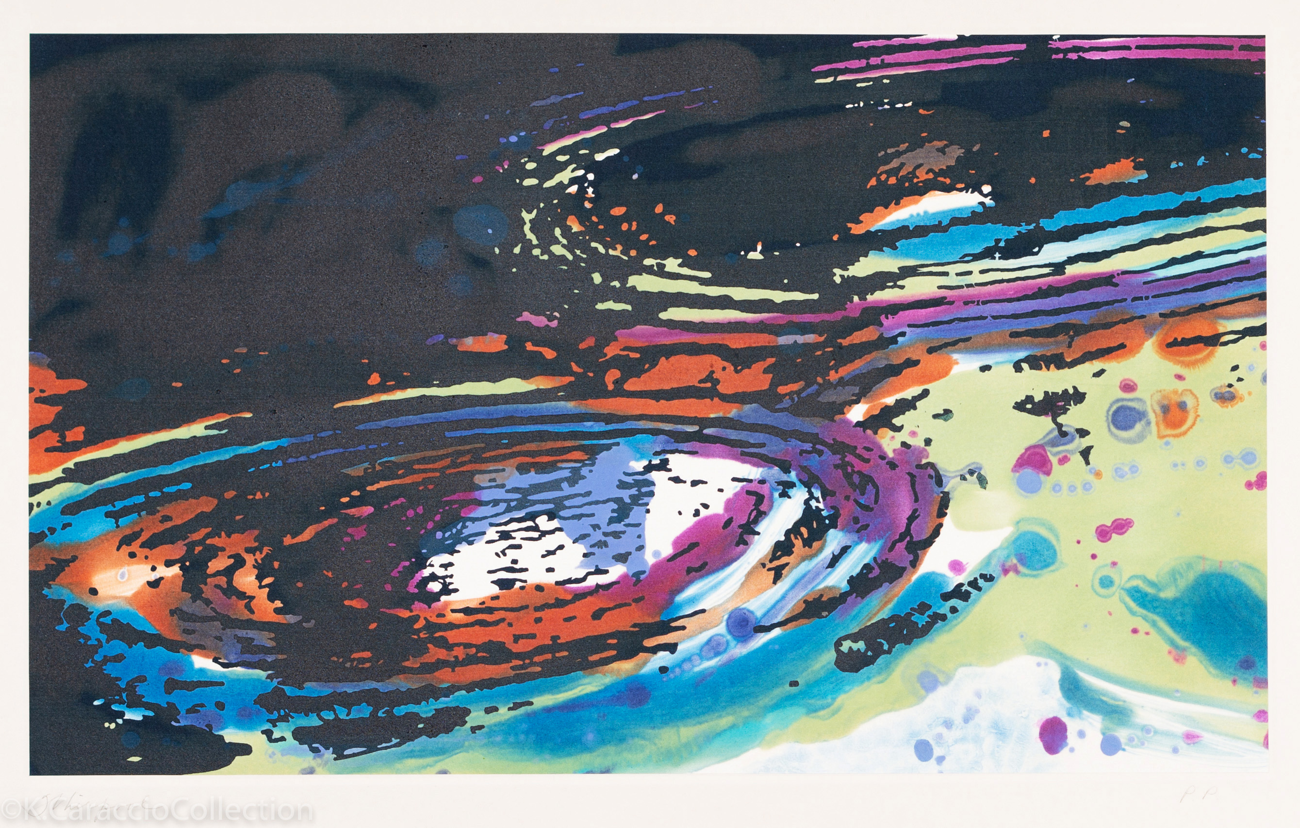 Whirpool (Green diptych, left) 2005