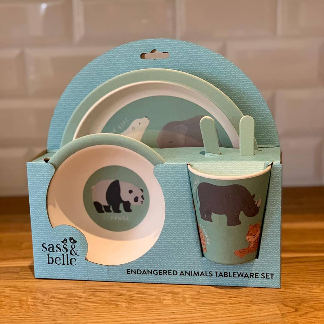 Endangered Animal Dinner Set