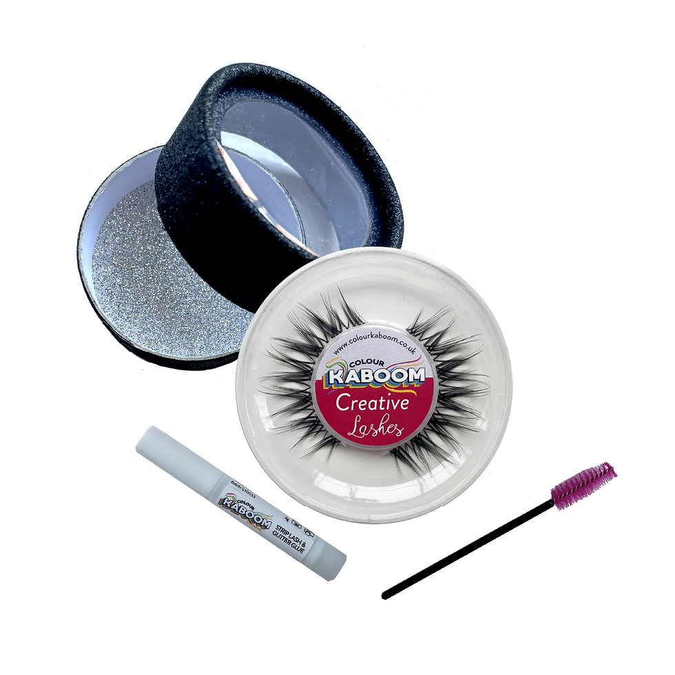 Thumbnail: XOXO black false eyelashes | easy wear | reusable
