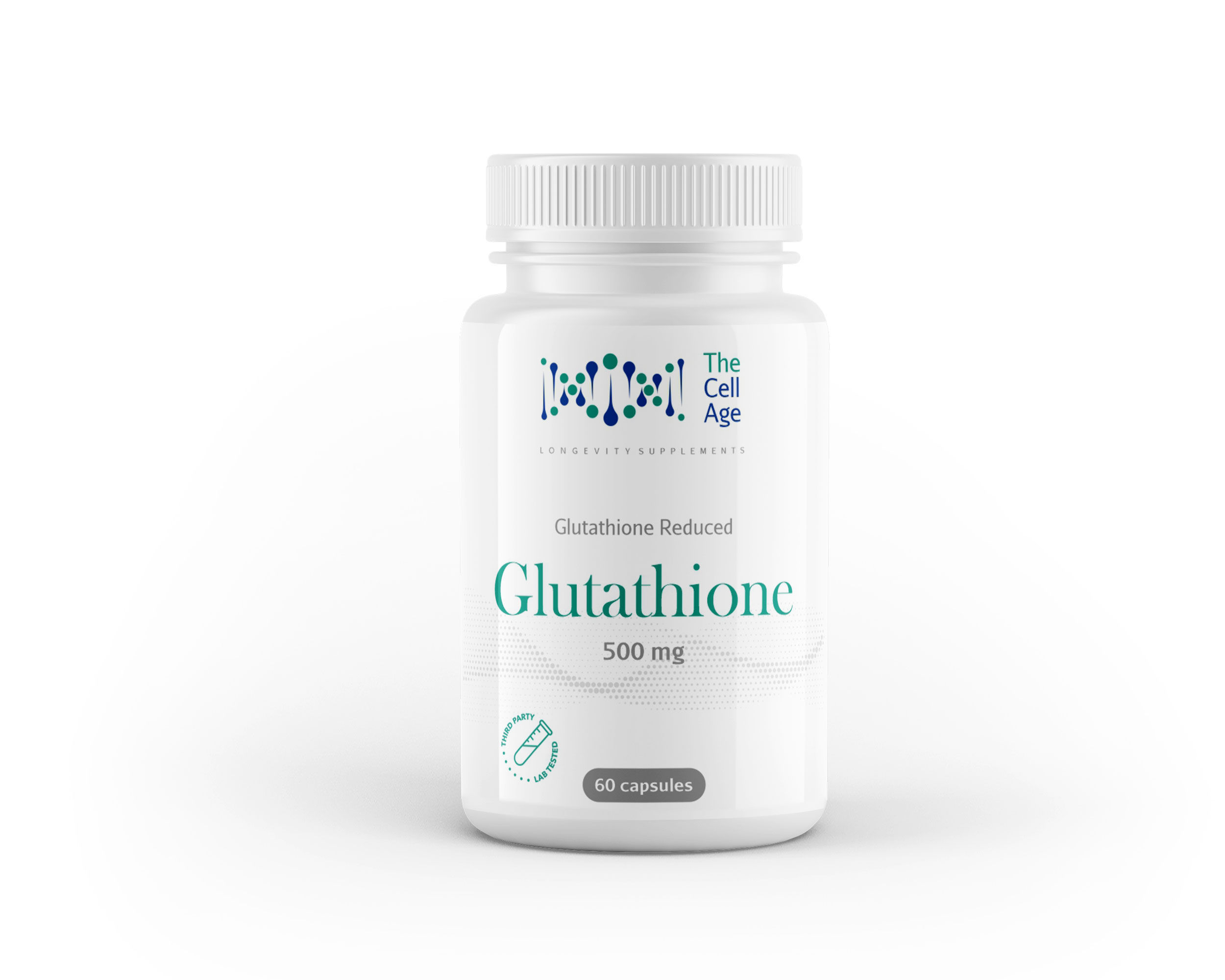 Glutathione reduced, 500 mg, 60 capsules