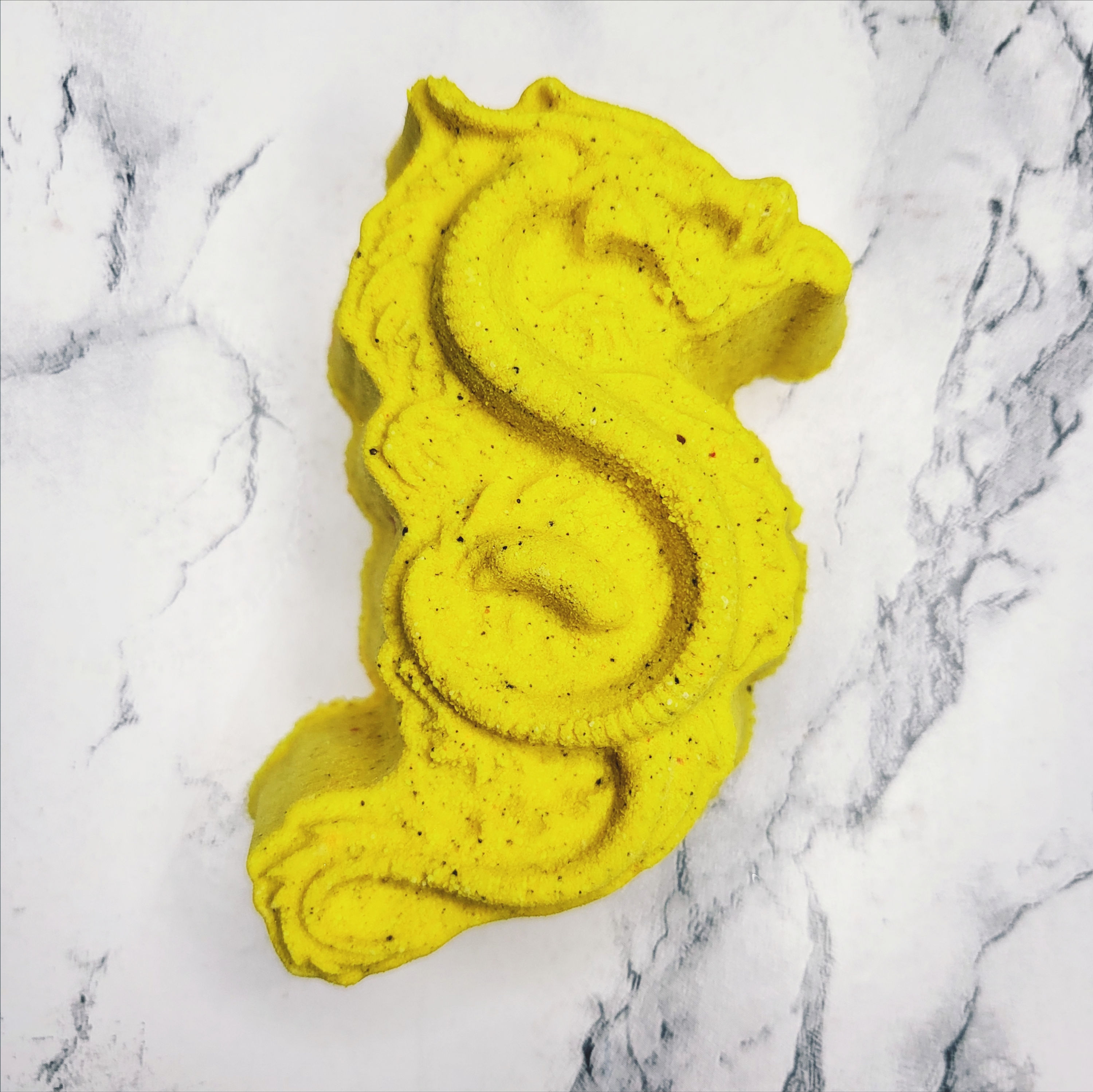 Fire and Foam bath bomb