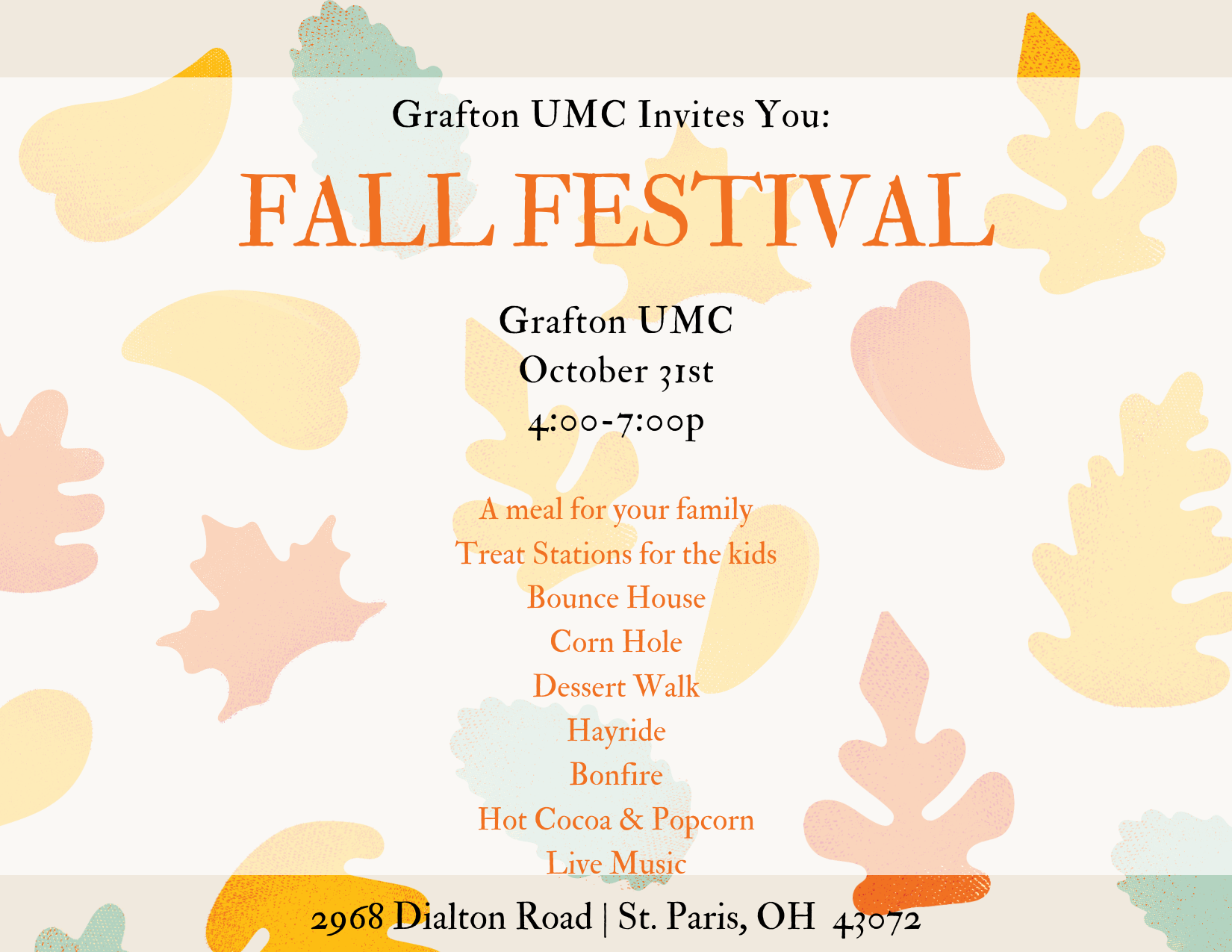 Grafton UMC FALL FESTIVAL