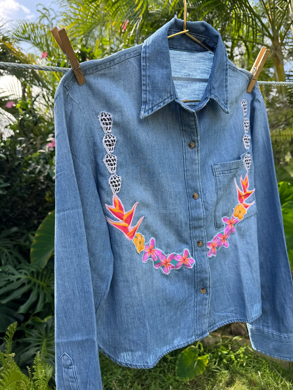 Thumbnail: Lei Me Chambray Hebrew
