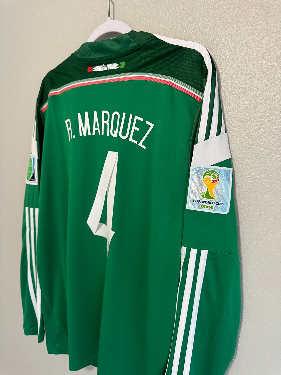 Thumbnail: Mexico 2014 Marquez World Cup home long sleeve jersey