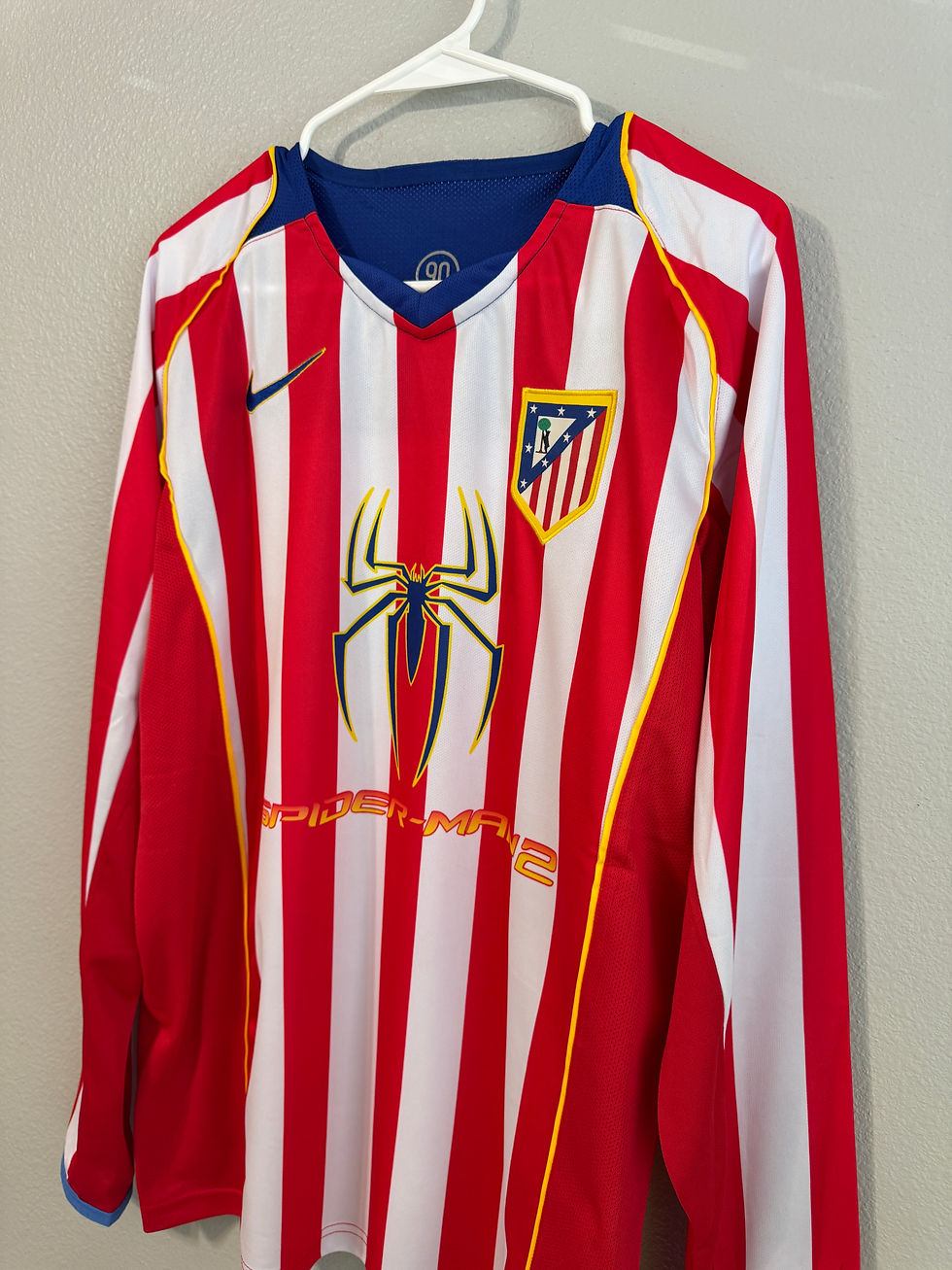 Thumbnail: Atletico Madrid 2004/2005 Torres home long sleeve jersey