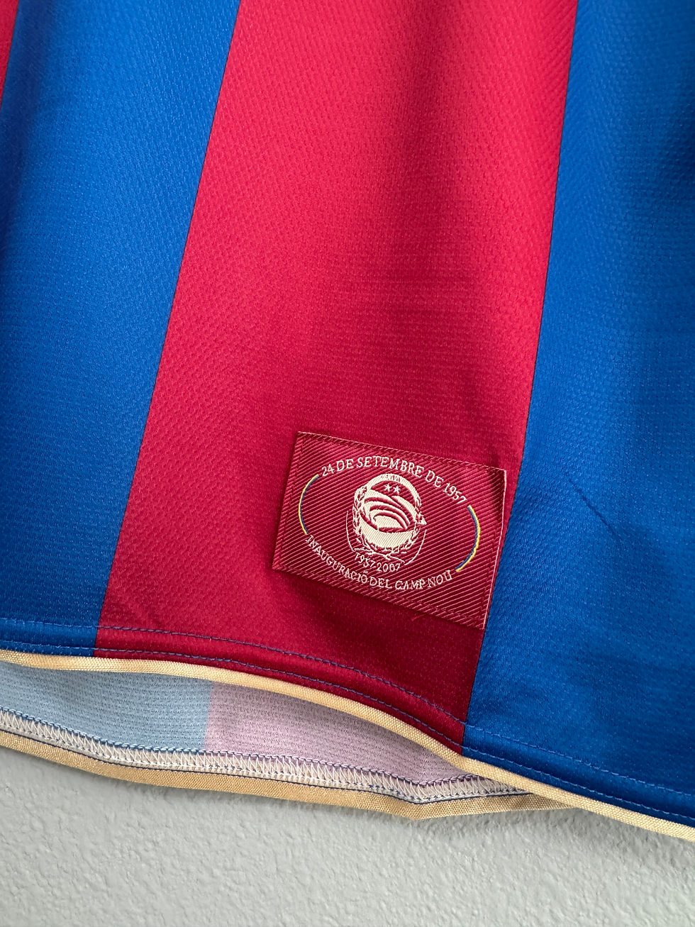 Thumbnail: Barcelona 2007/2008 Giovani Dos Santos La Liga home jersey
