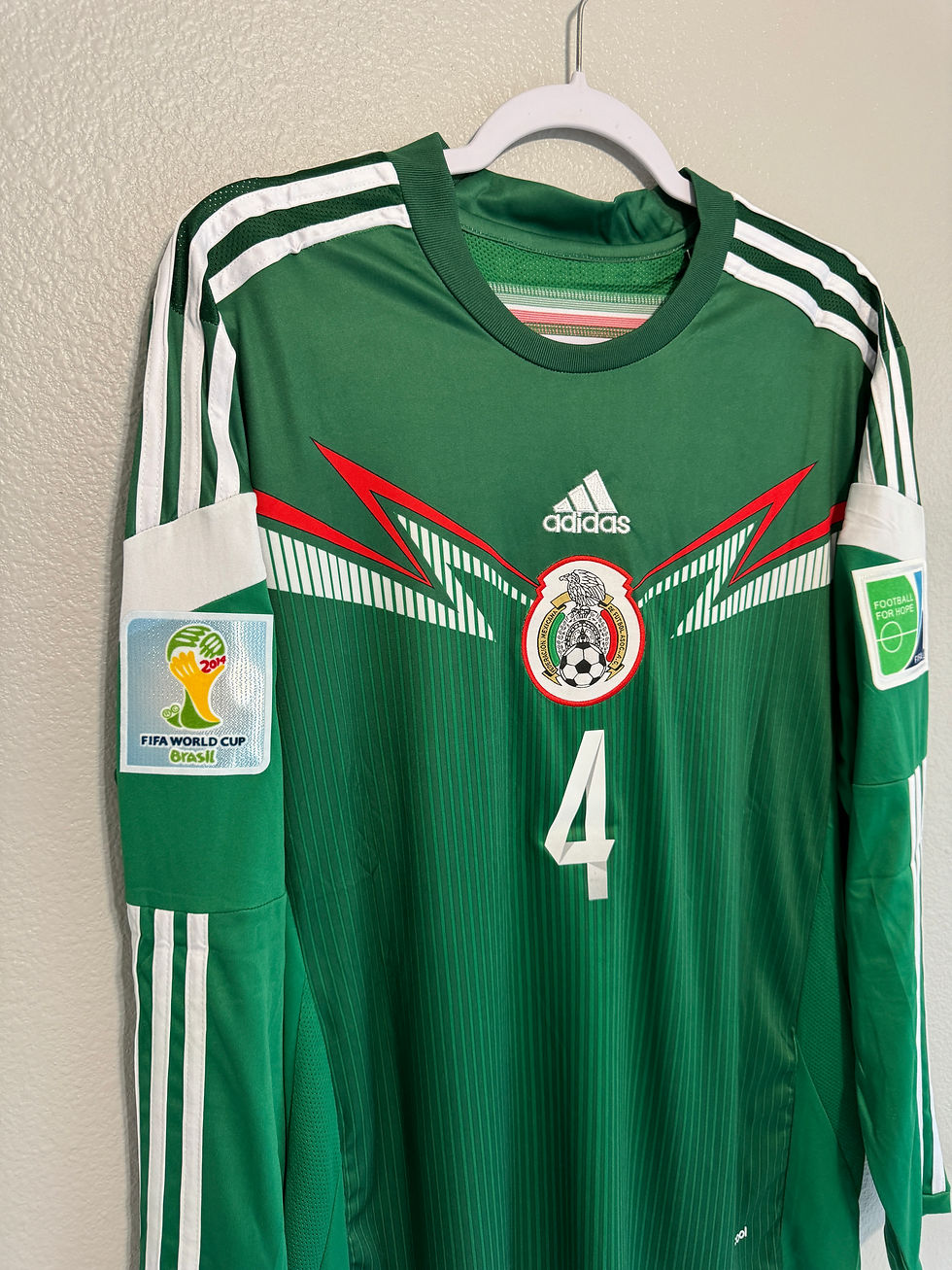 Thumbnail: Mexico 2014 Marquez World Cup home long sleeve jersey