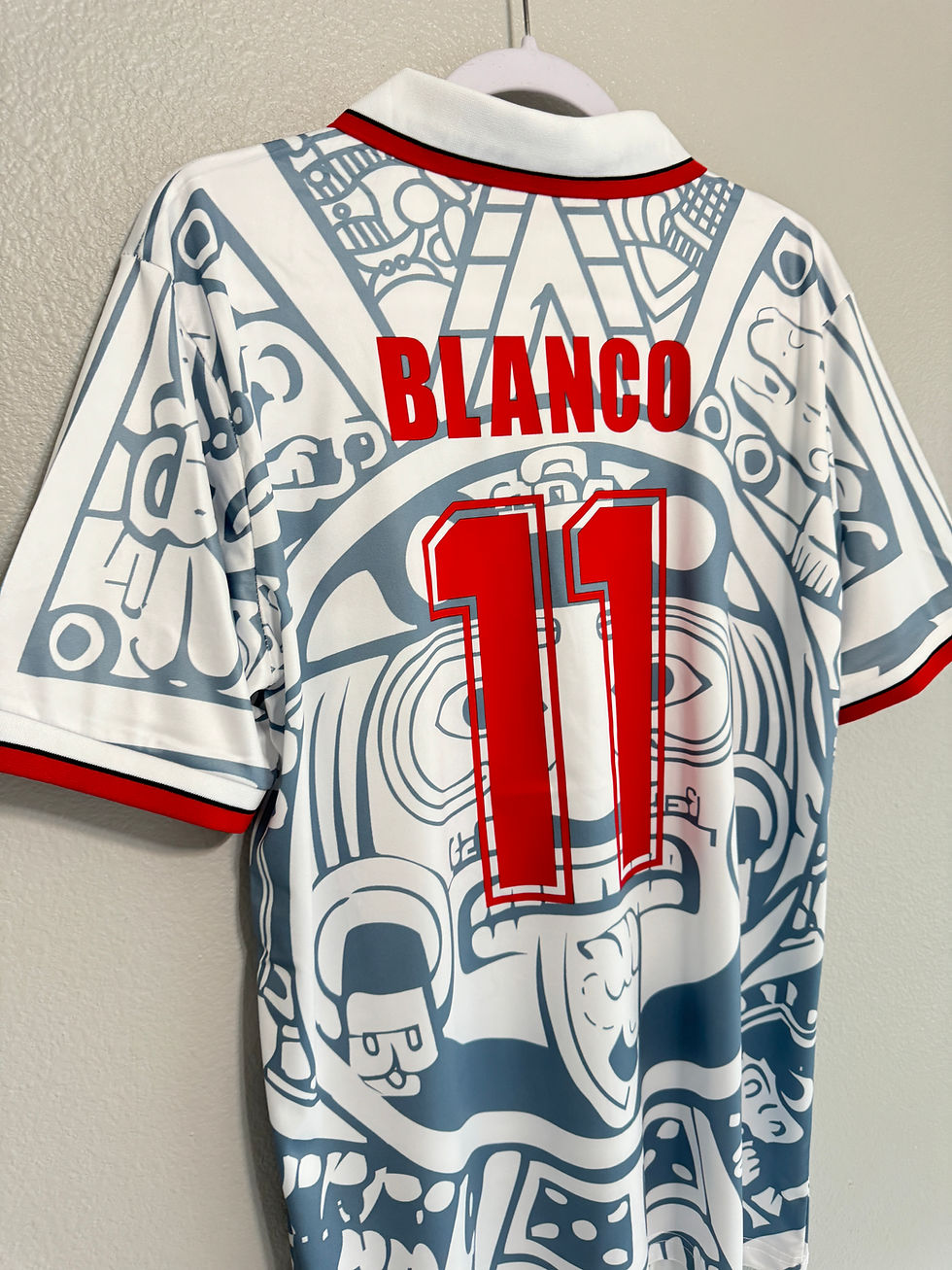 Thumbnail: Mexico 1998 Cauhtemoc Blanco away world cup jersey