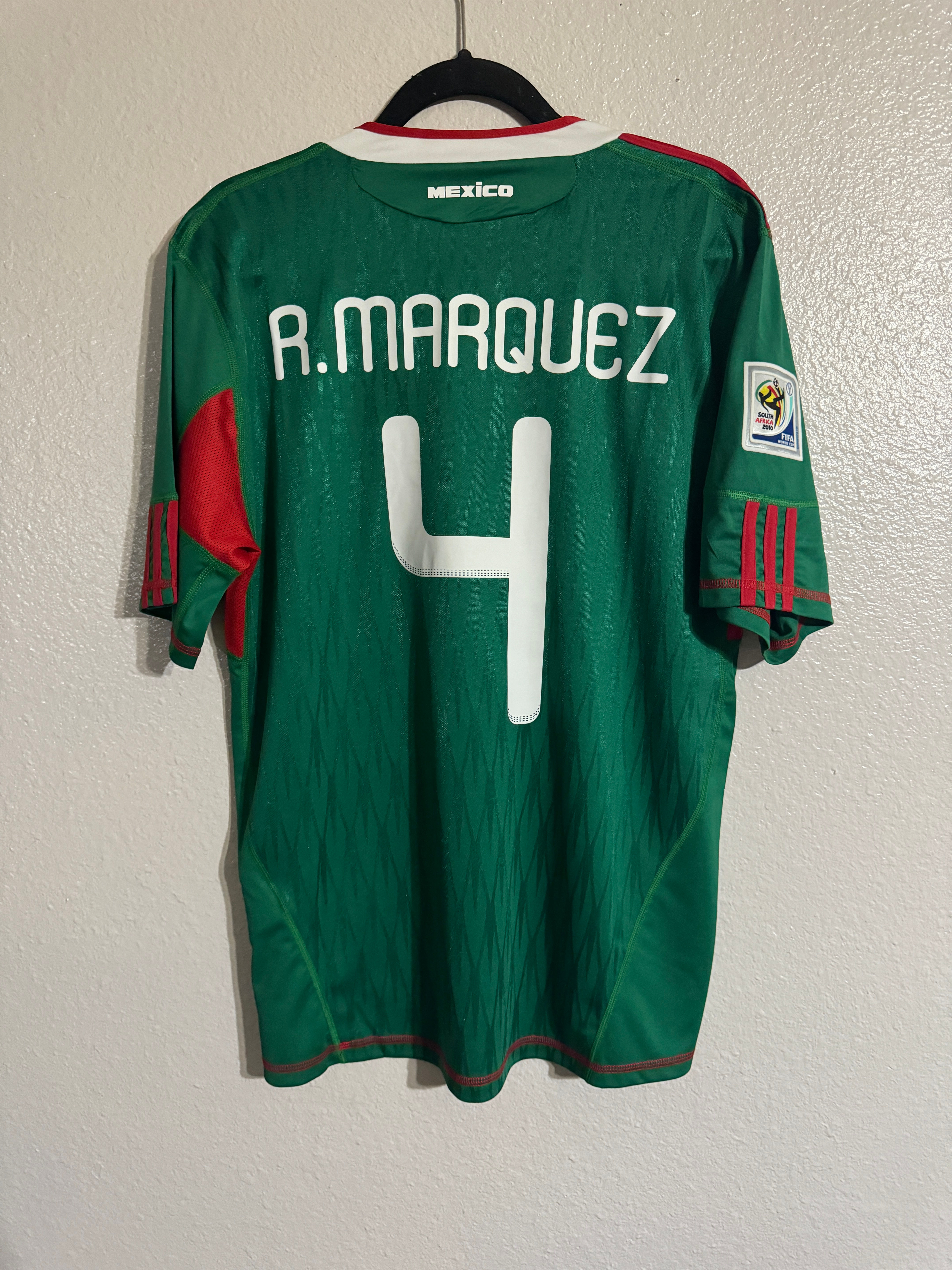 Mexico 2010 Rafa Marquez World Cup home jersey