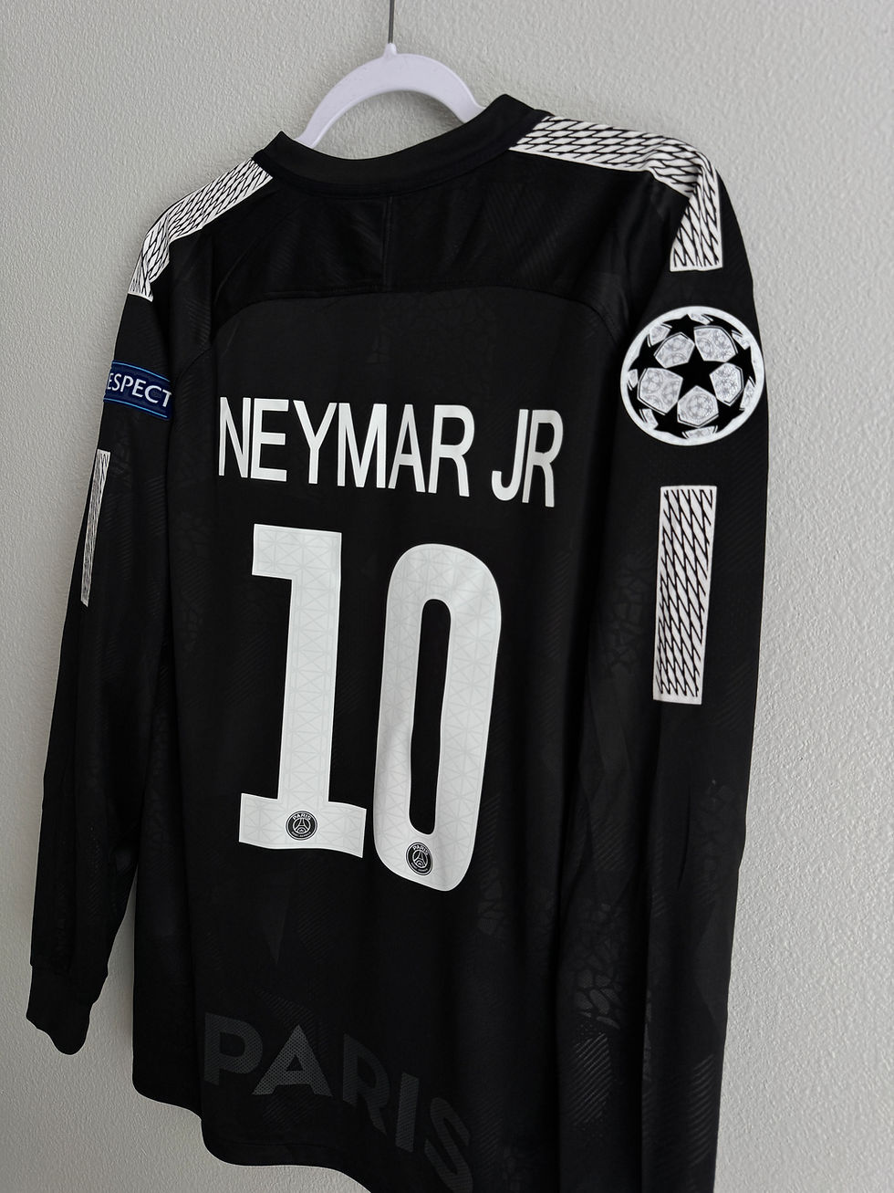 Thumbnail: PSG 2017/2018 Neymar UCL third long sleeve jersey 