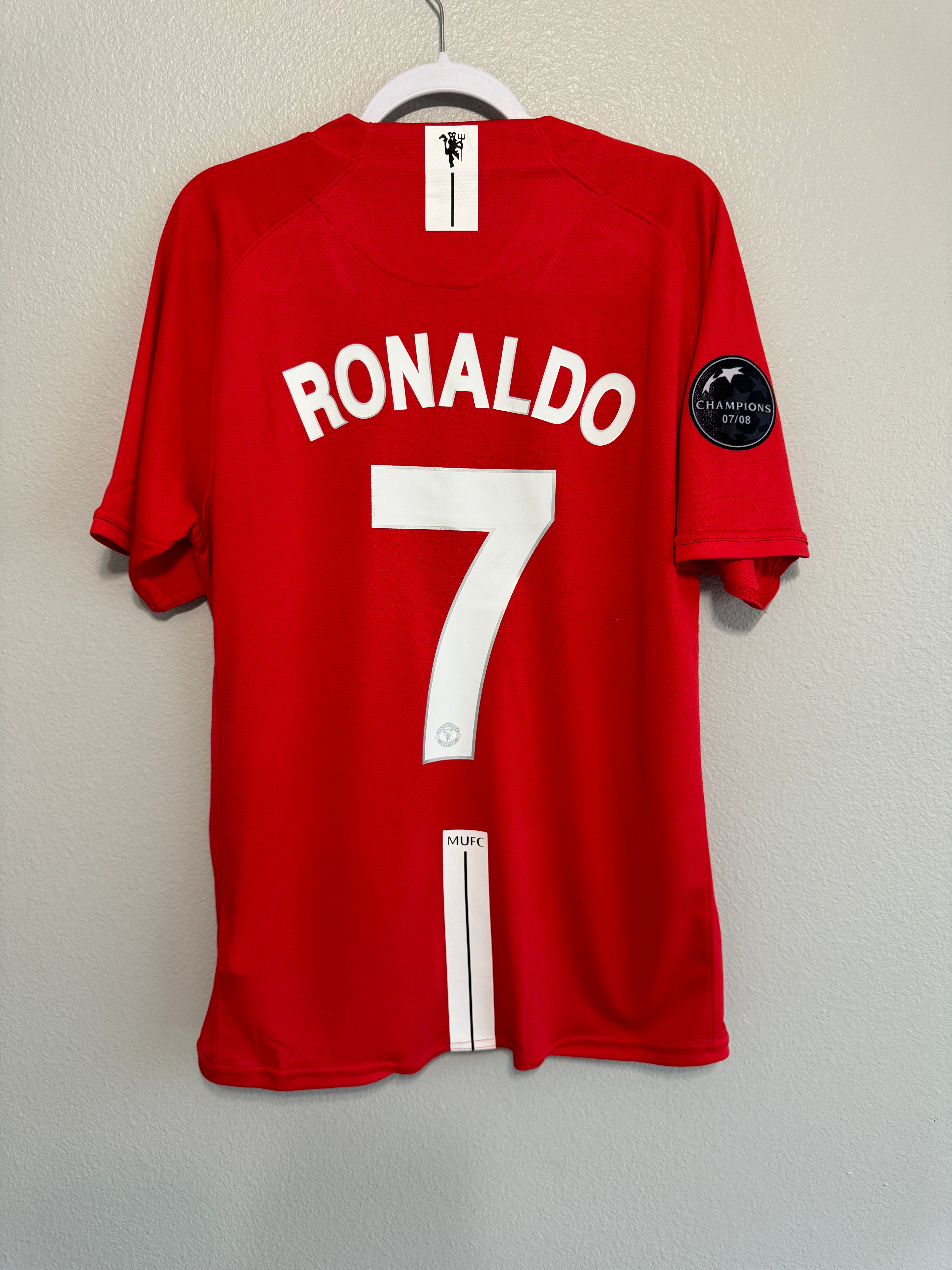 Manchester United 2008/2009 Ronaldo UCL home jersey