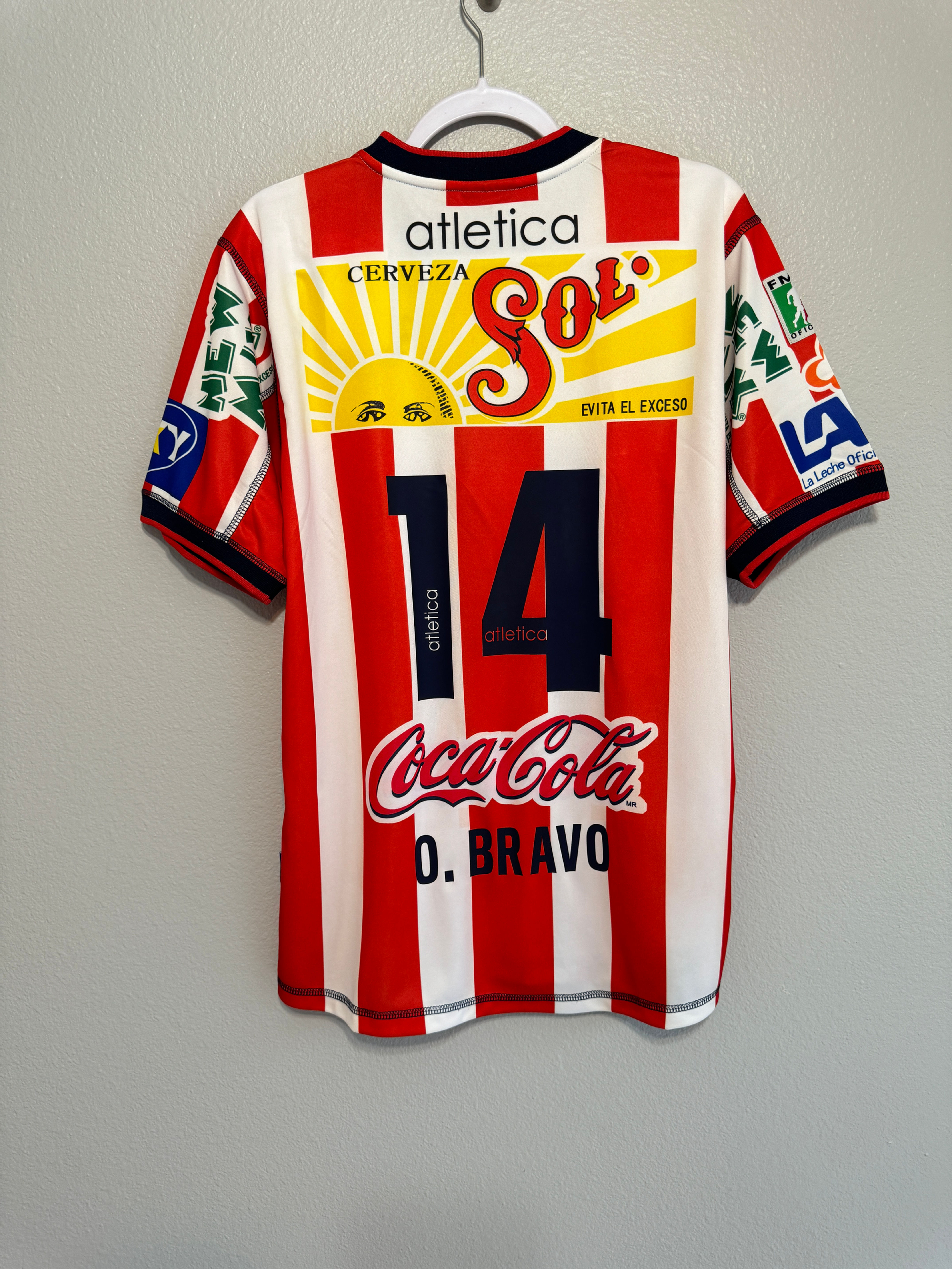 Chivas 2002 Omar Bravo home jersey