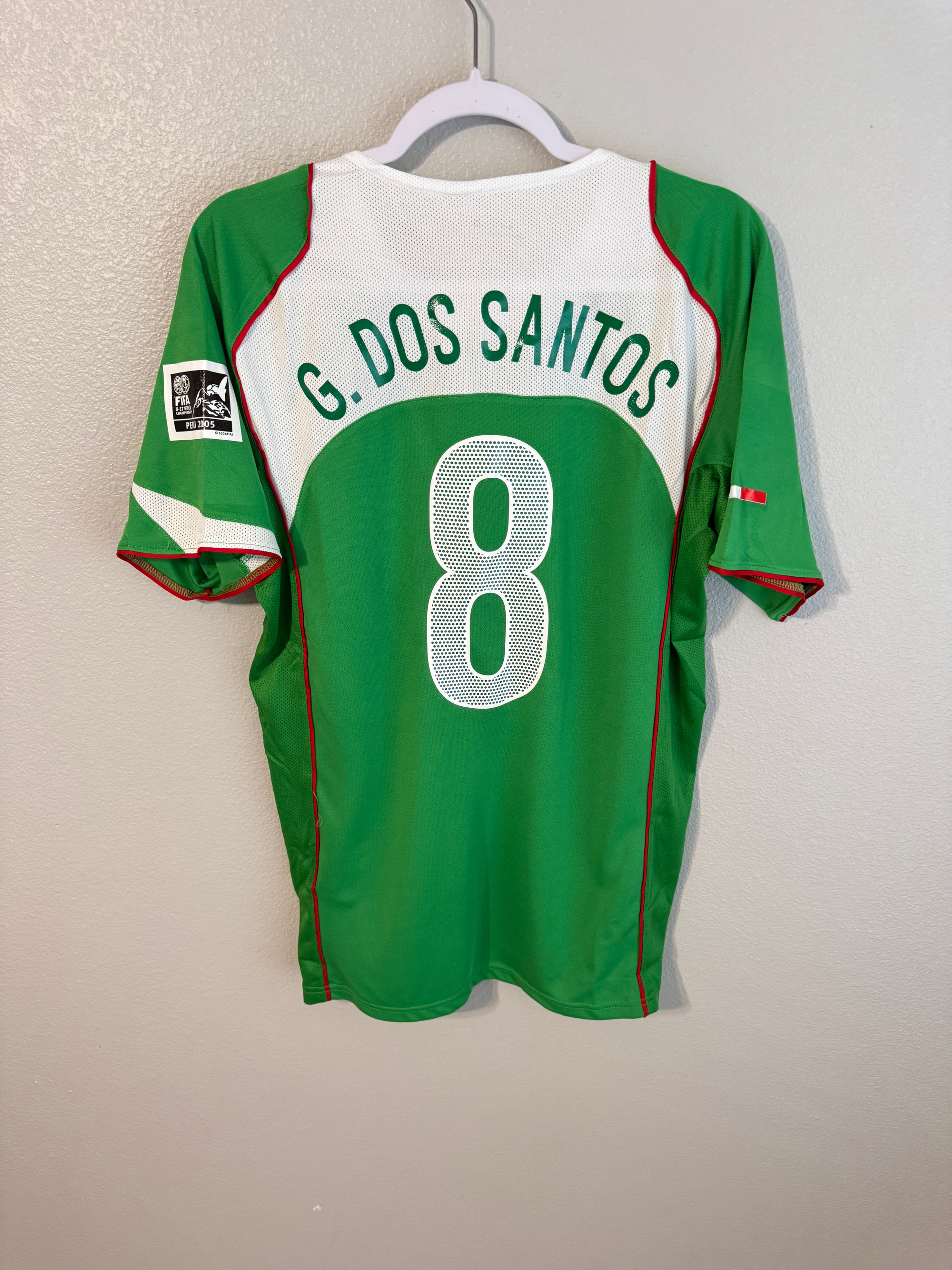 Mexico 2005 Giovani Dos Santos U17 World Cup jersey