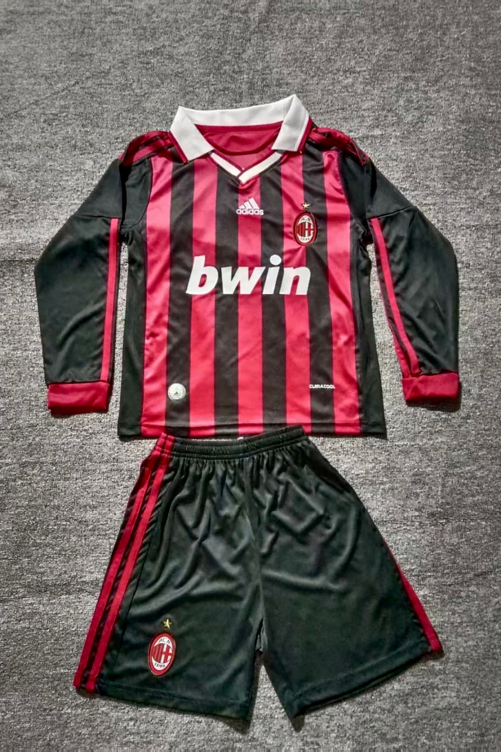 Kids Custom AC Milan 2009/2010 home kit 