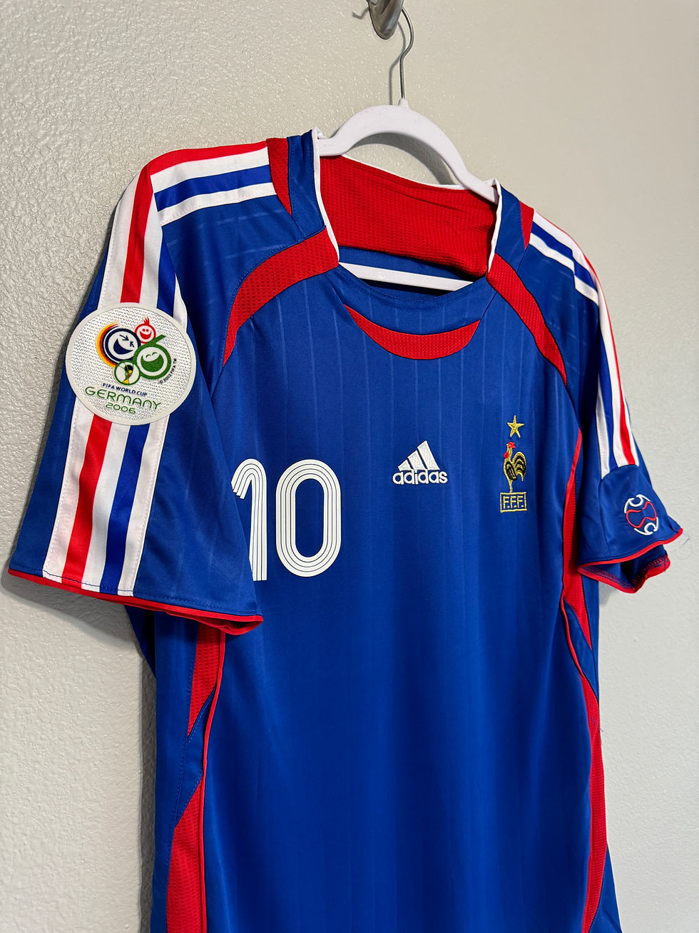 Thumbnail: France 2006 Zidane World Cup home jersey