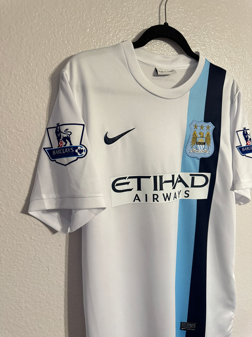 Thumbnail: Manchester City 2013/2014 Kun Aguero away EPL jersey