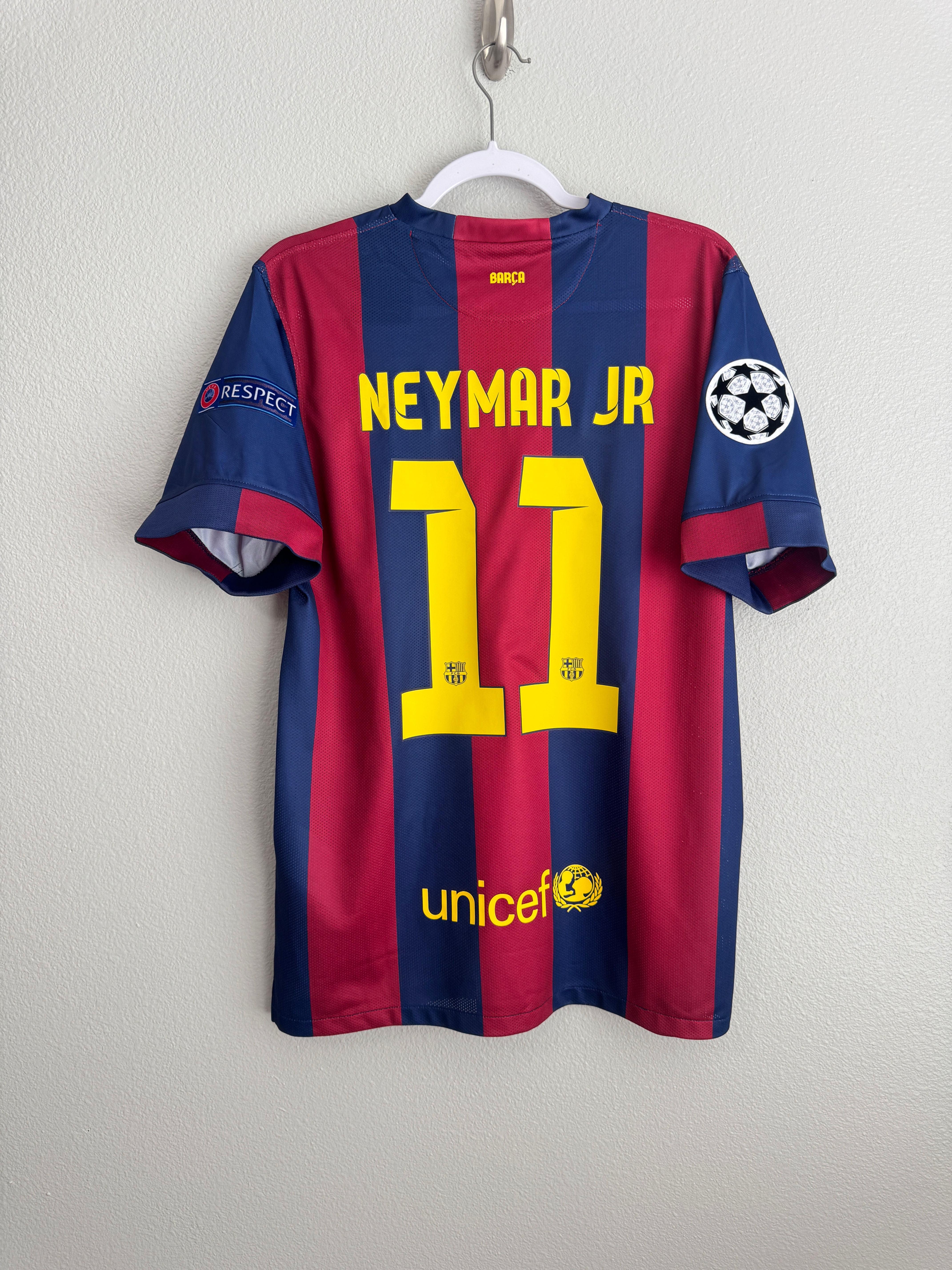 Barcelona 2015 Neymar UCL final jersey