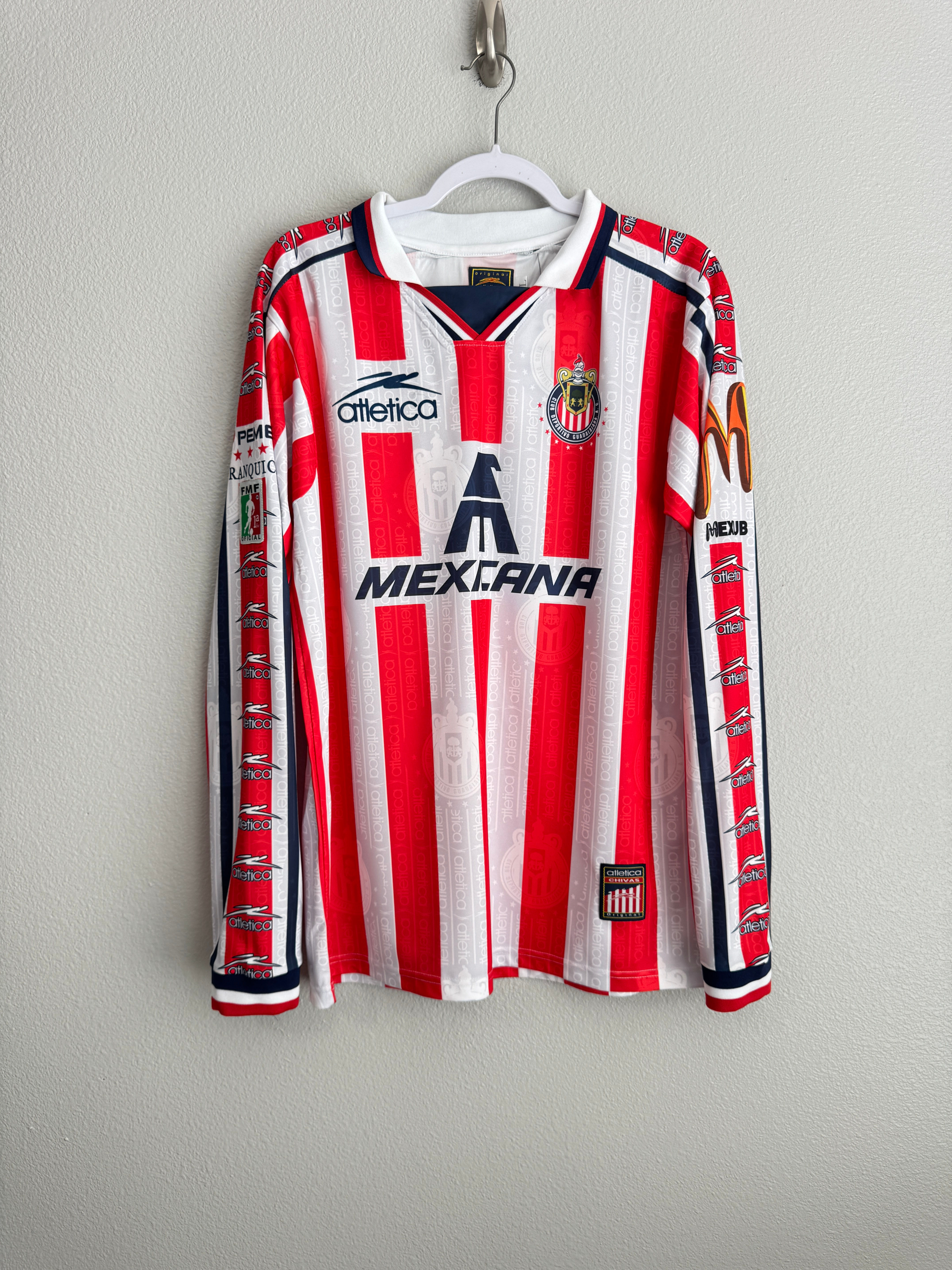 Chivas 1997/1998 home long sleeve jersey