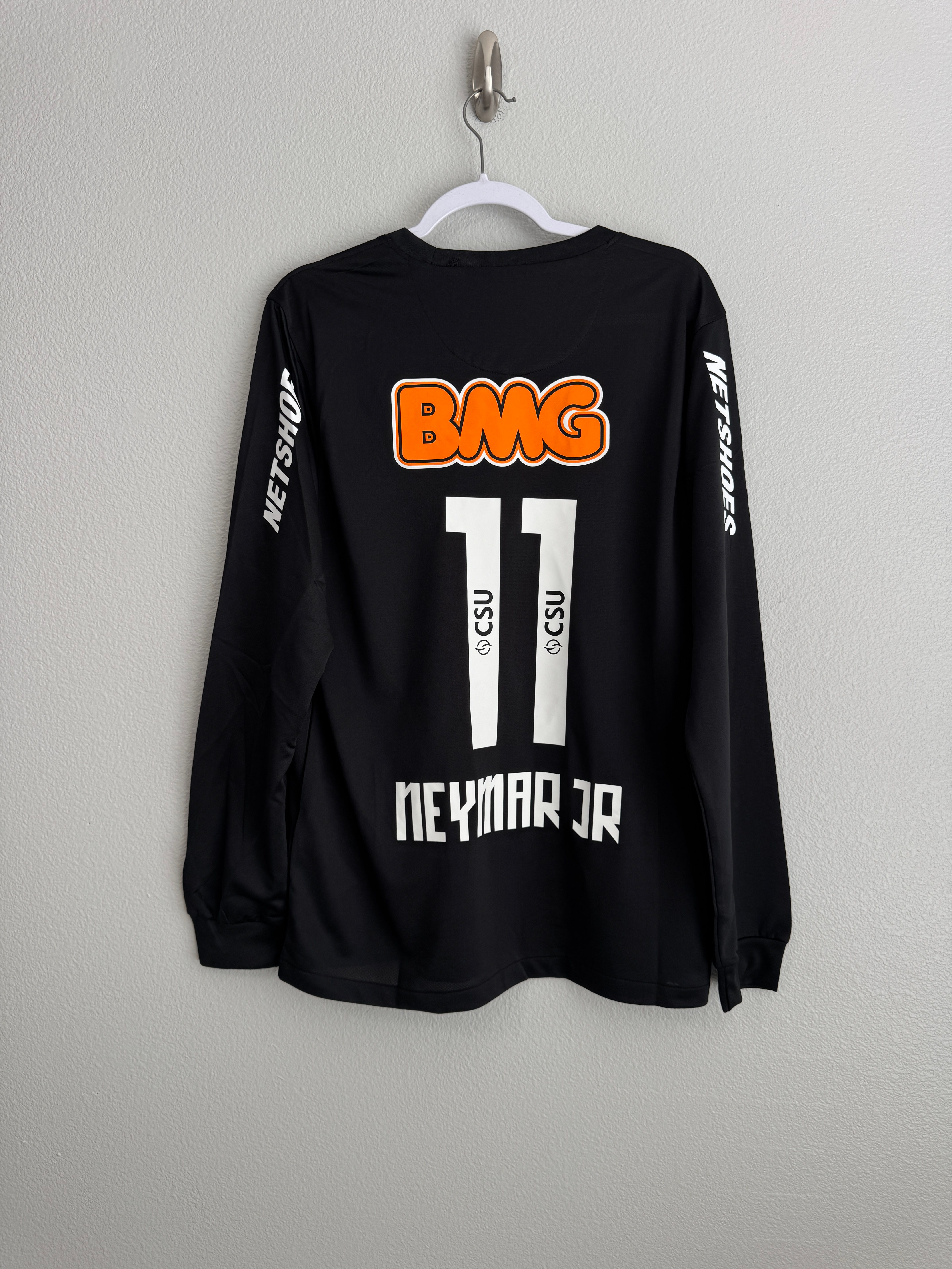 Santos FC 2011/2012 Neymar away long sleeve jersey